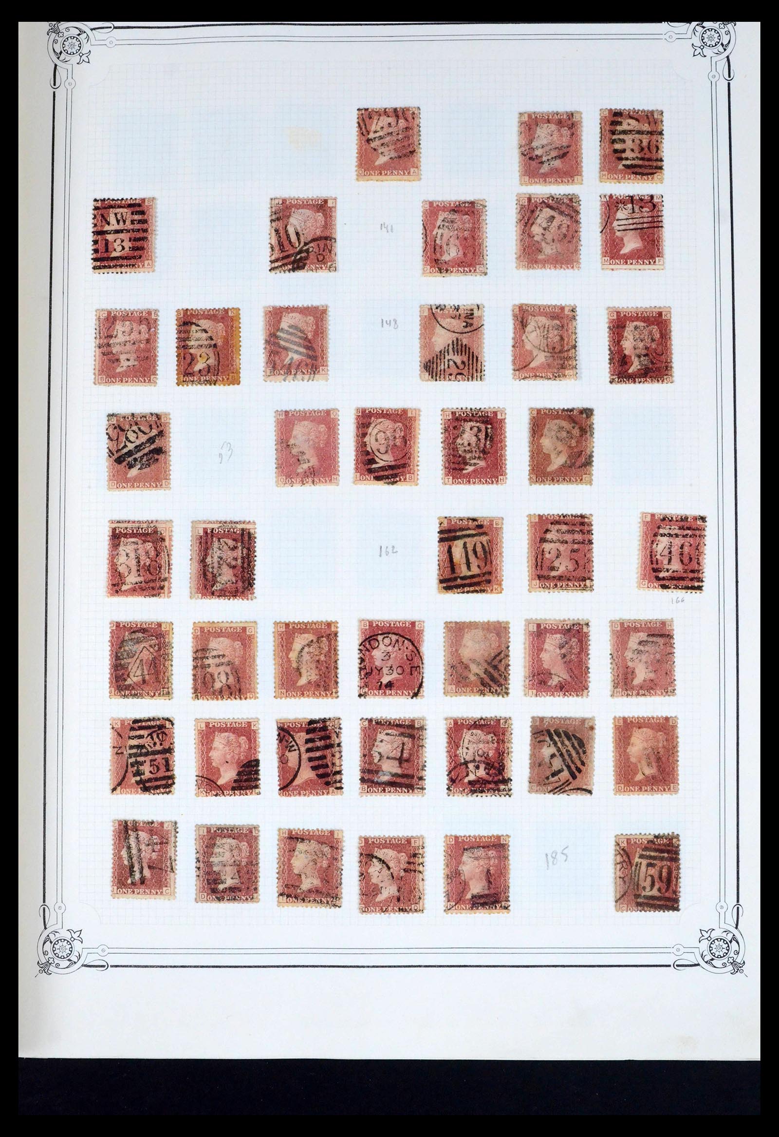 39638 0006 - Postzegelverzameling 39638 Engeland 1840-1974.
