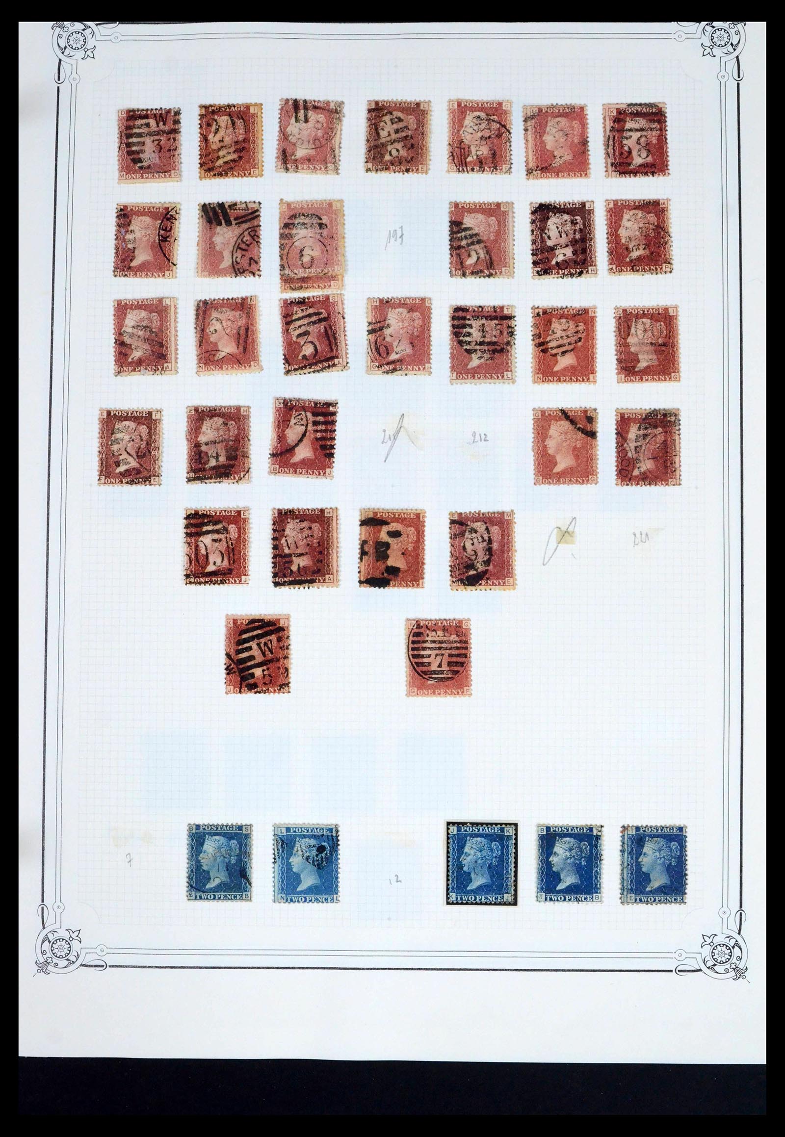 39638 0007 - Postzegelverzameling 39638 Engeland 1840-1974.