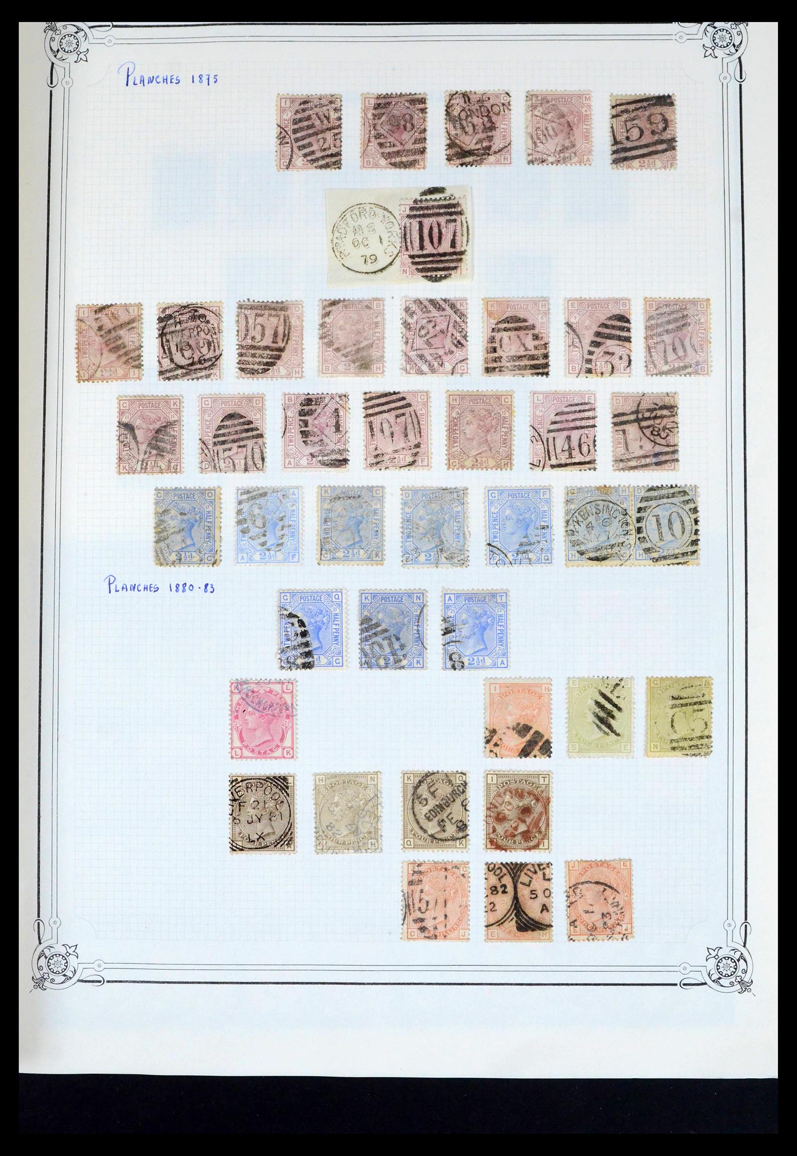 39638 0011 - Postzegelverzameling 39638 Engeland 1840-1974.