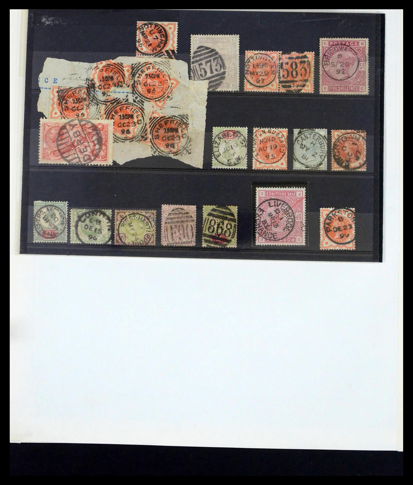 39638 0013 - Postzegelverzameling 39638 Engeland 1840-1974.