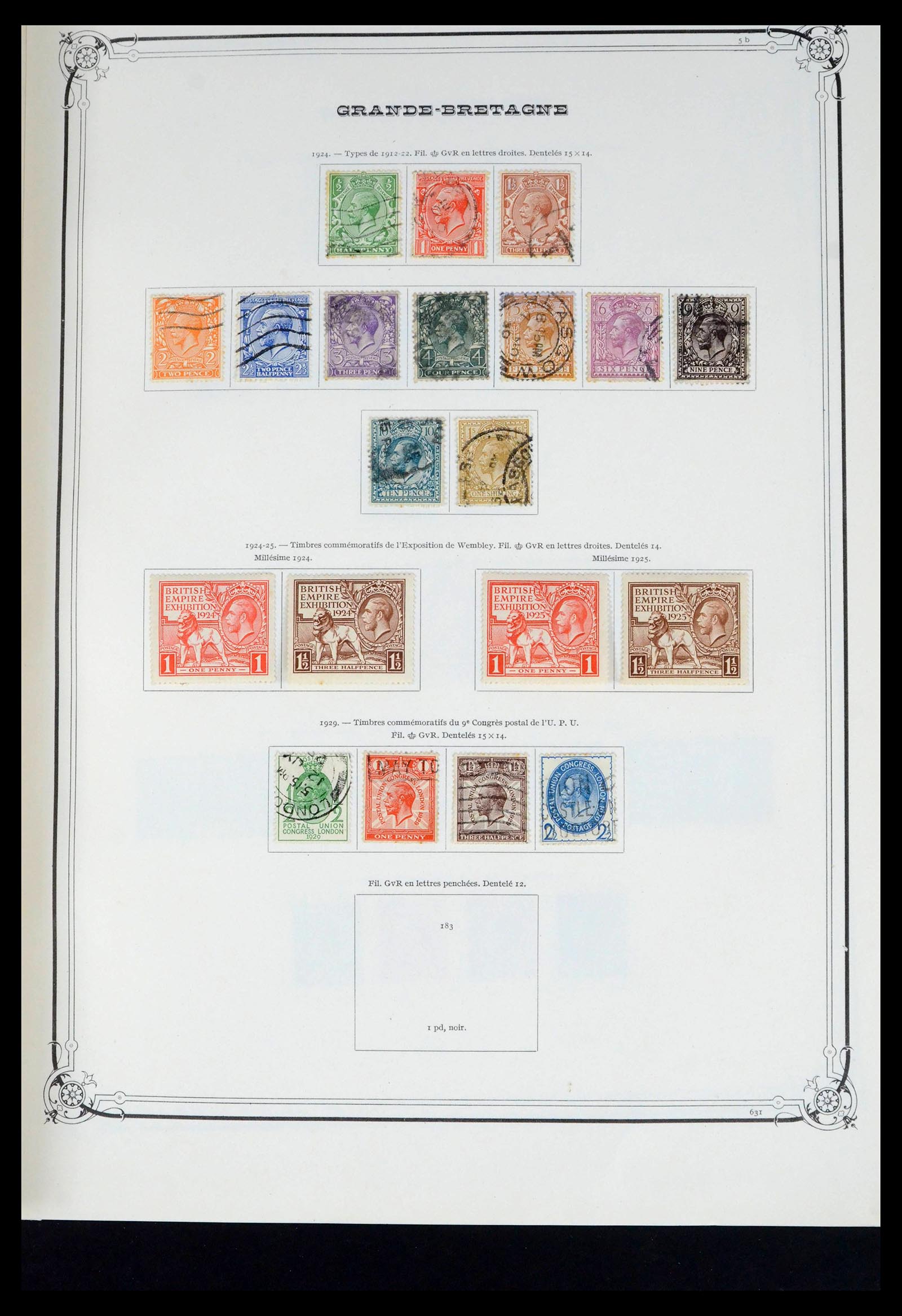 39638 0016 - Postzegelverzameling 39638 Engeland 1840-1974.
