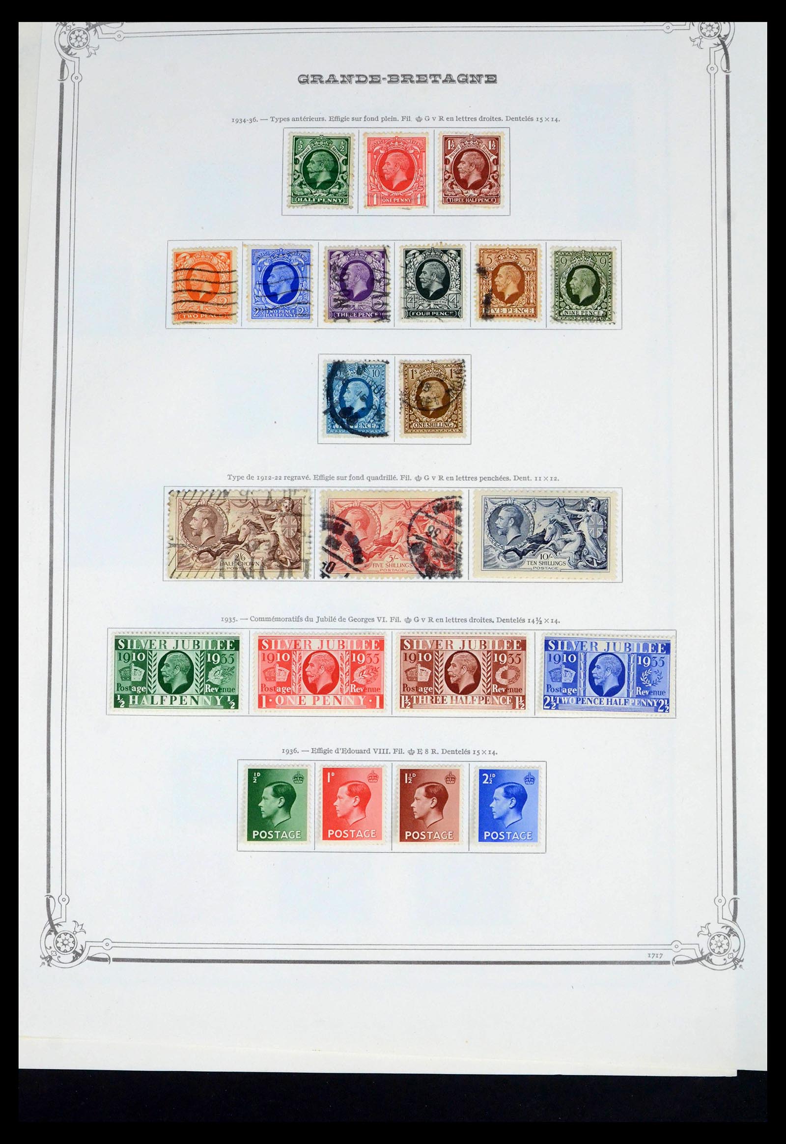 39638 0017 - Postzegelverzameling 39638 Engeland 1840-1974.