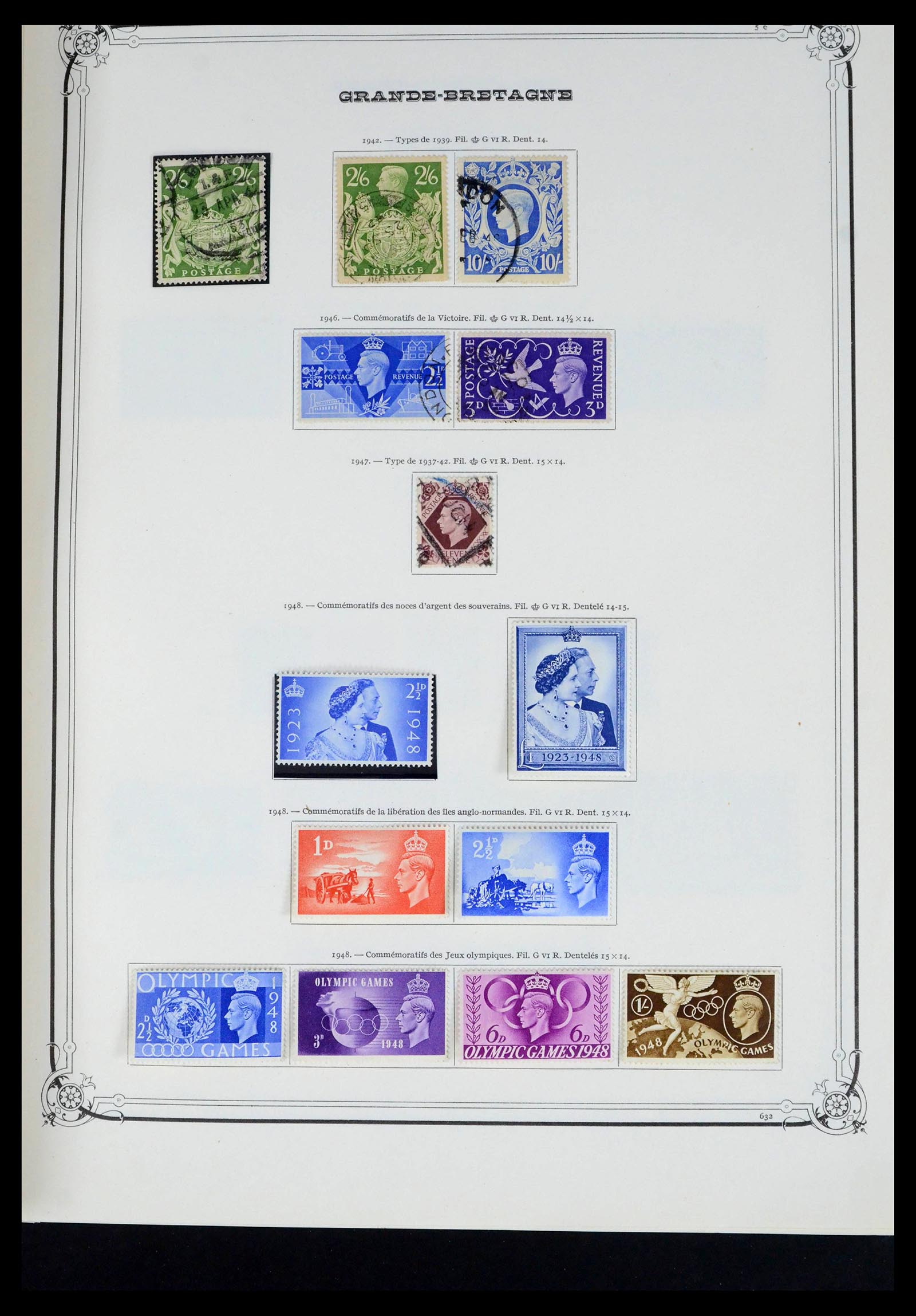 39638 0019 - Postzegelverzameling 39638 Engeland 1840-1974.