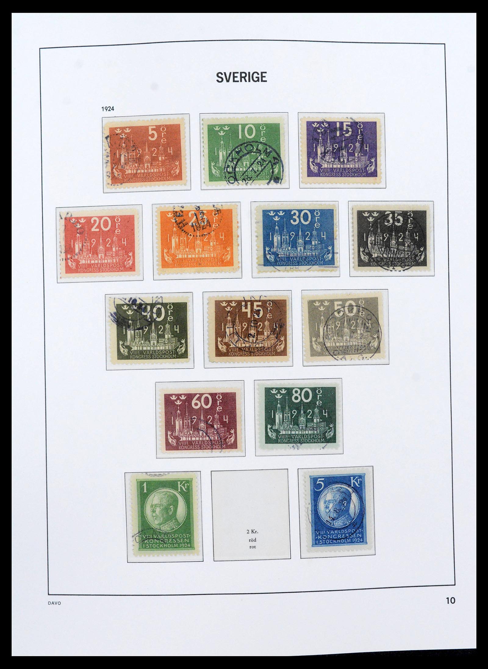 39641 0011 - Postzegelverzameling 39641 Zweden 1855-1986.