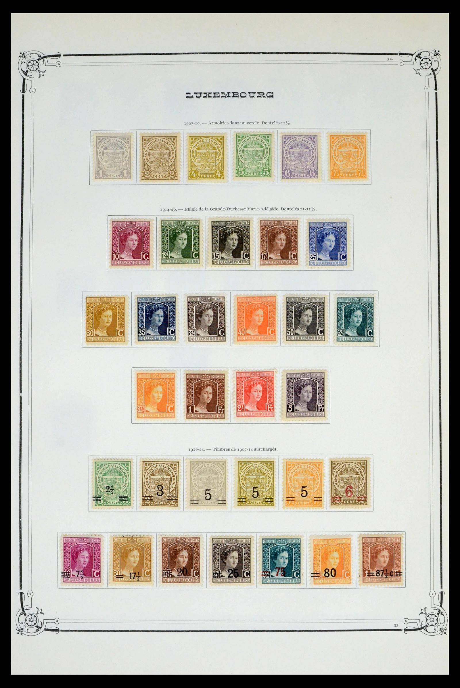 39652 0005 - Postzegelverzameling 39652 Luxemburg 1852-1975.
