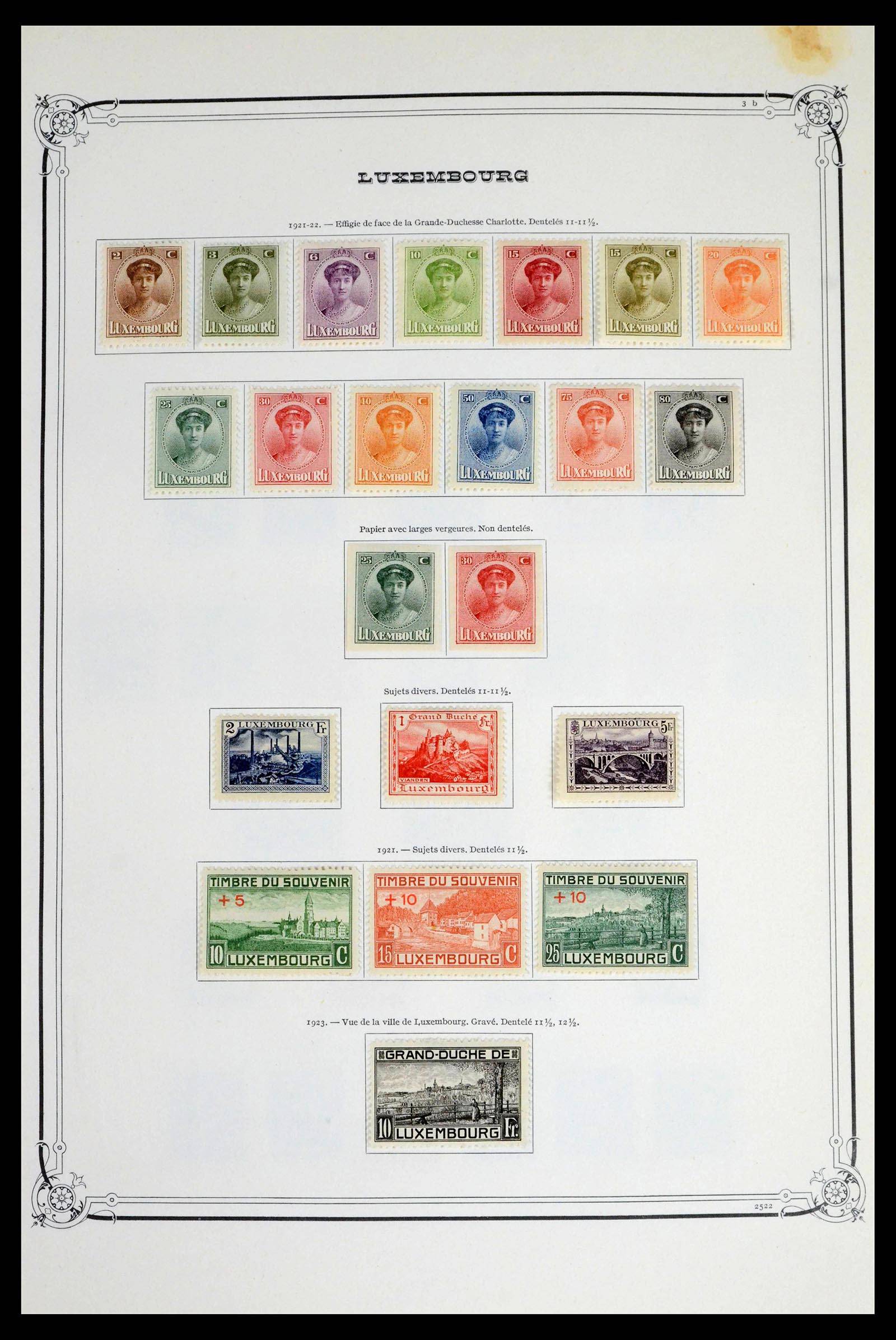 39652 0007 - Postzegelverzameling 39652 Luxemburg 1852-1975.