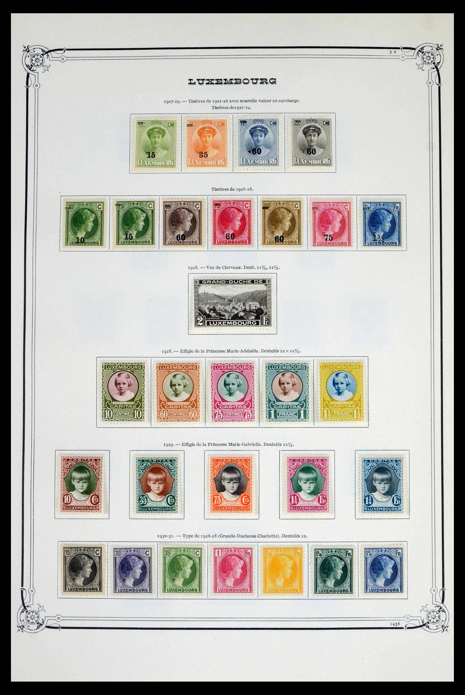 39652 0010 - Postzegelverzameling 39652 Luxemburg 1852-1975.