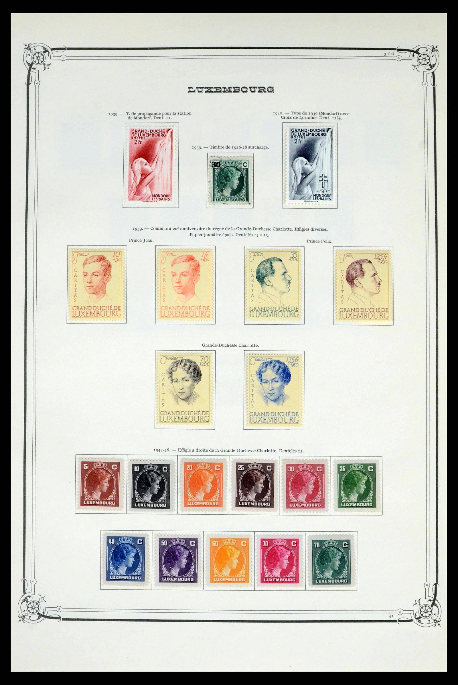 39652 0015 - Postzegelverzameling 39652 Luxemburg 1852-1975.