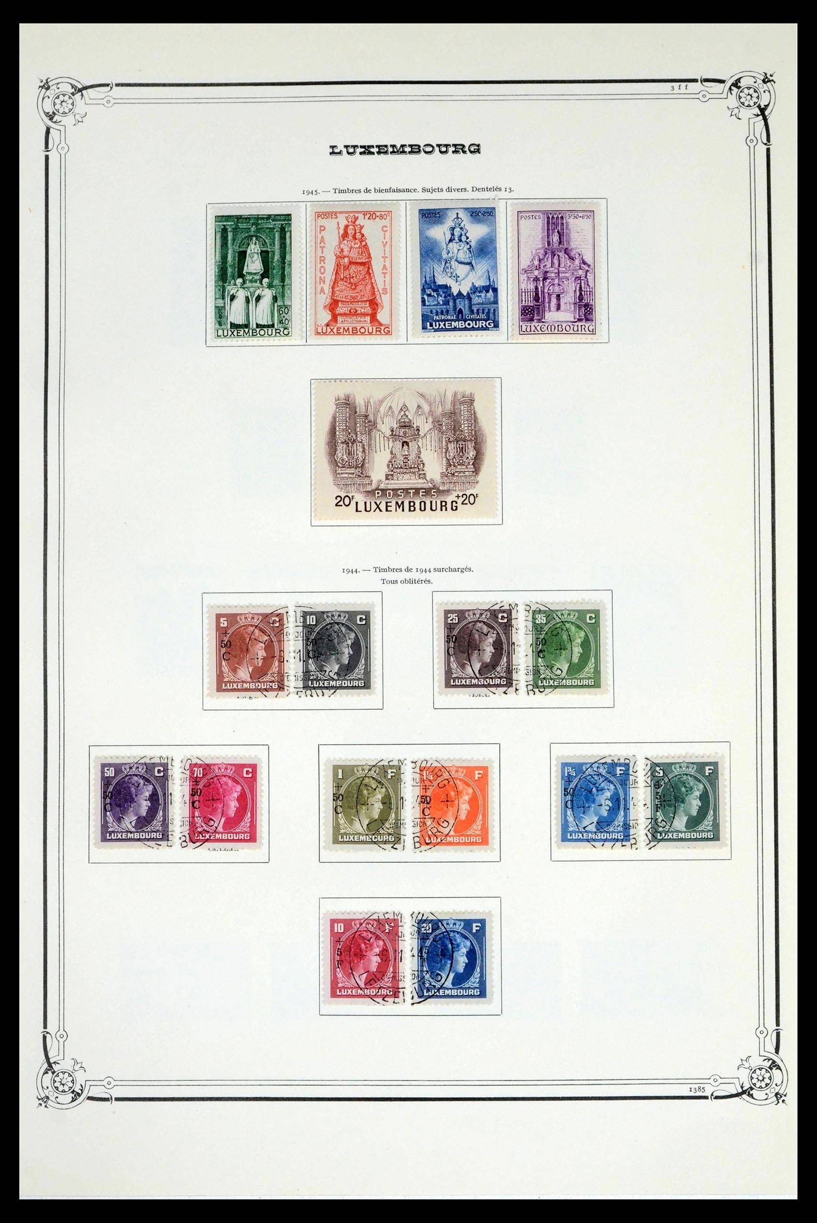 39652 0017 - Postzegelverzameling 39652 Luxemburg 1852-1975.