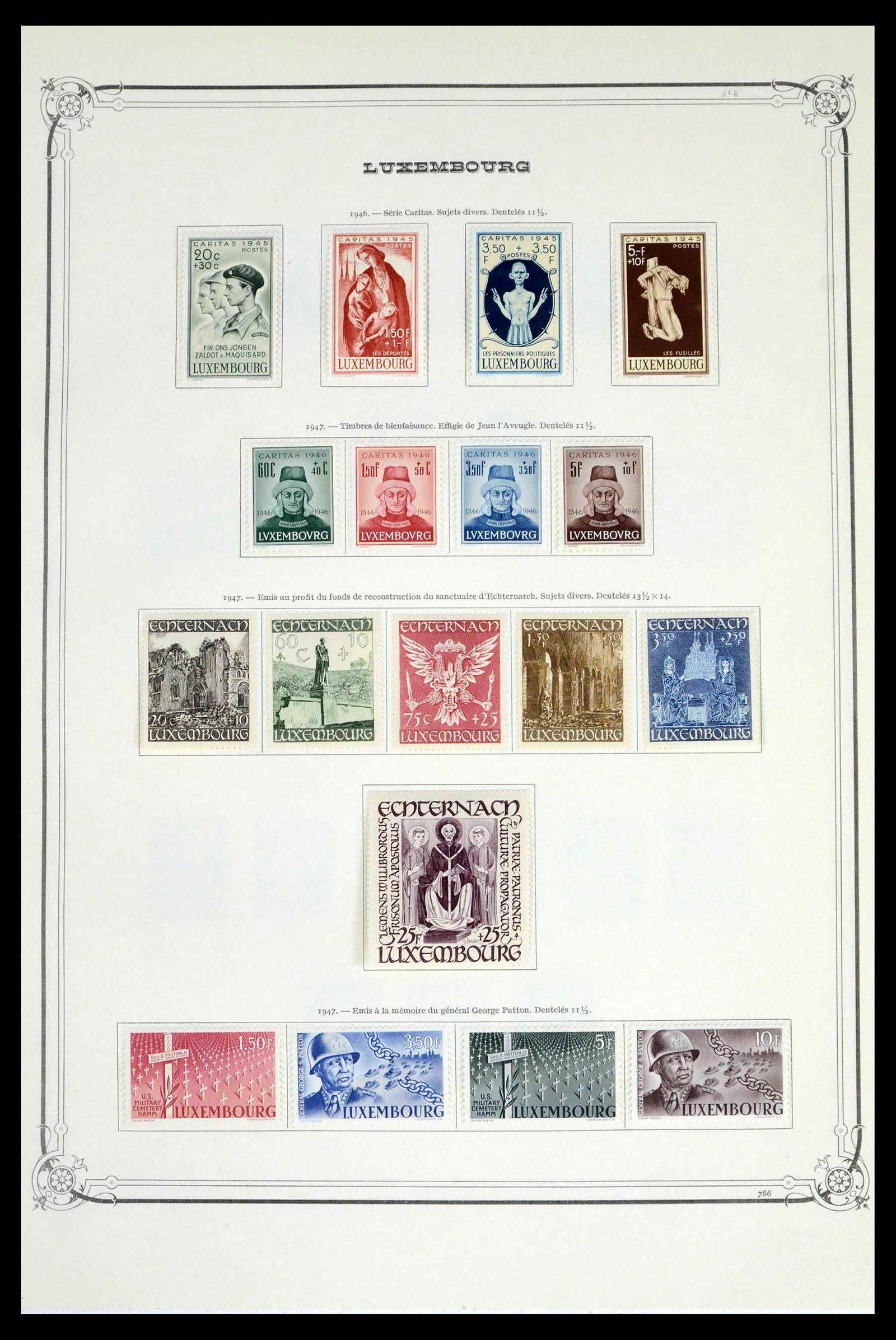 39652 0018 - Postzegelverzameling 39652 Luxemburg 1852-1975.