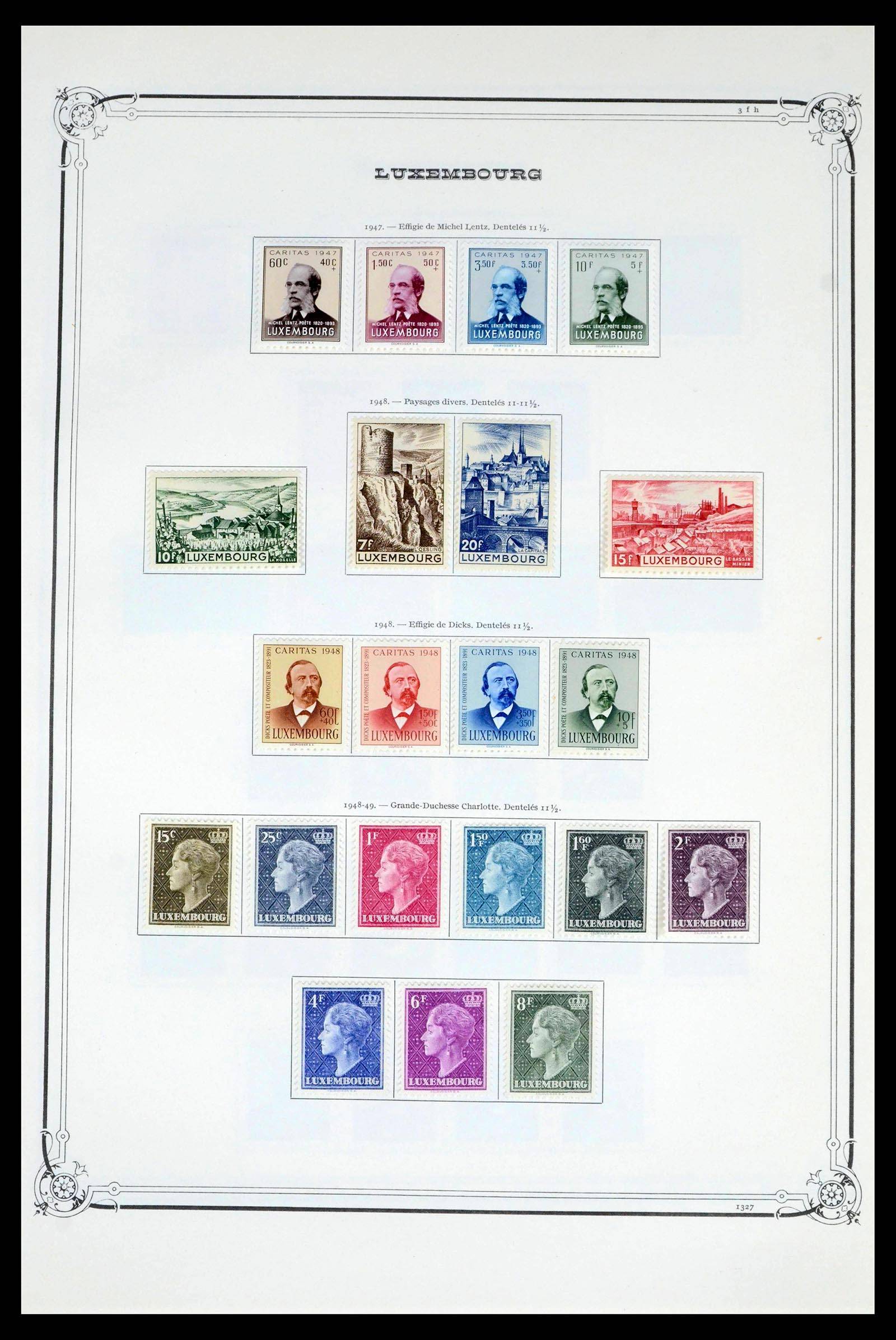 39652 0019 - Postzegelverzameling 39652 Luxemburg 1852-1975.