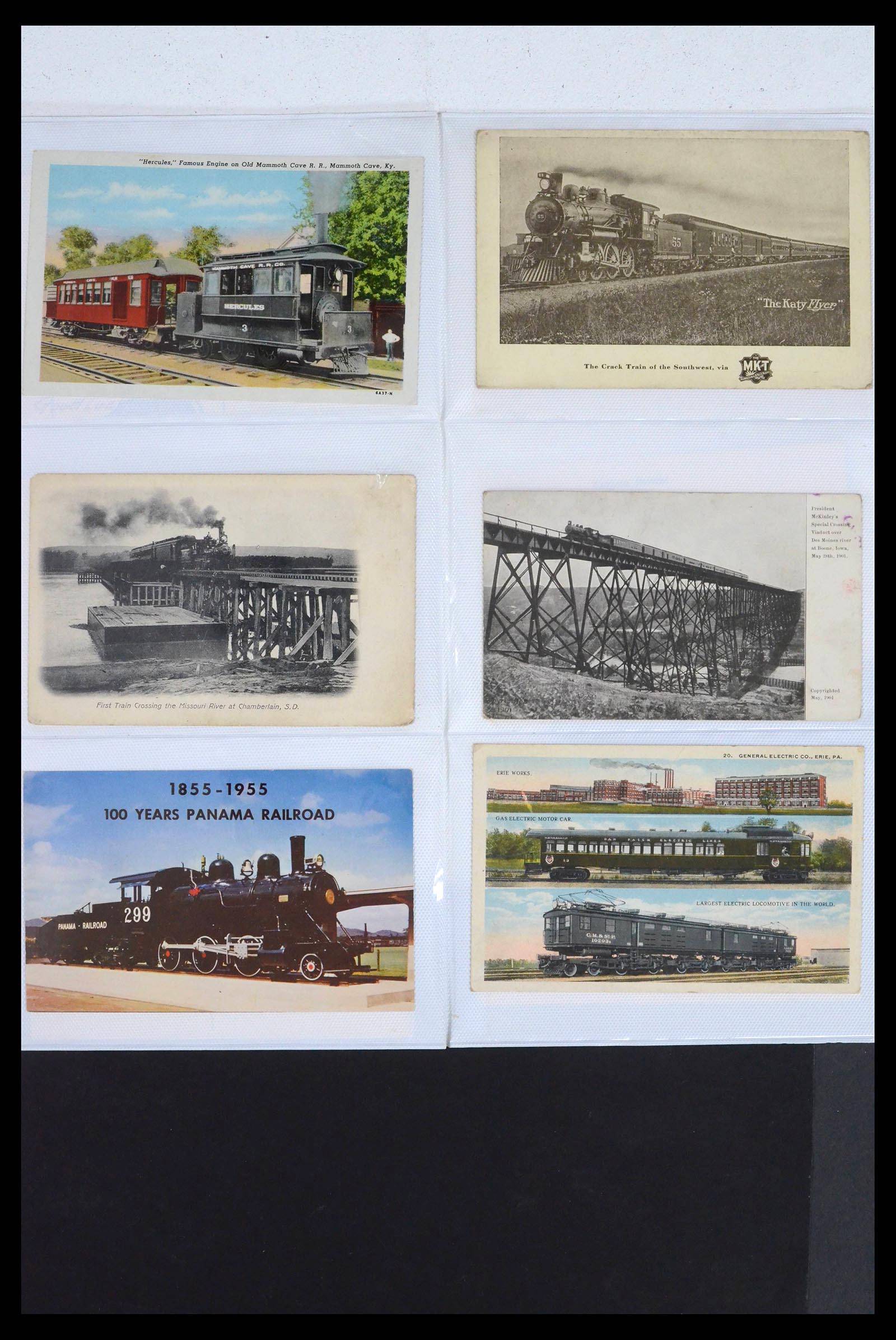 39653 0001 - Stamp collection 39653 Thematic collection Trains.