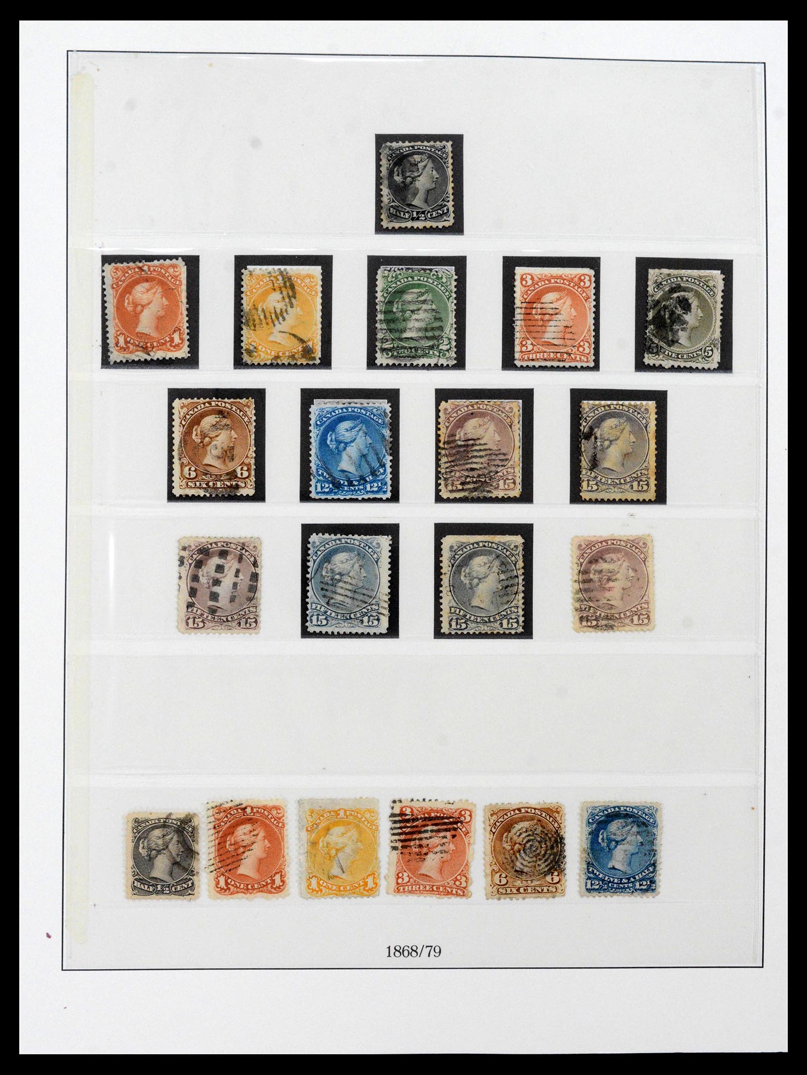 39655 0003 - Postzegelverzameling 39655 Canada 1859-2005.