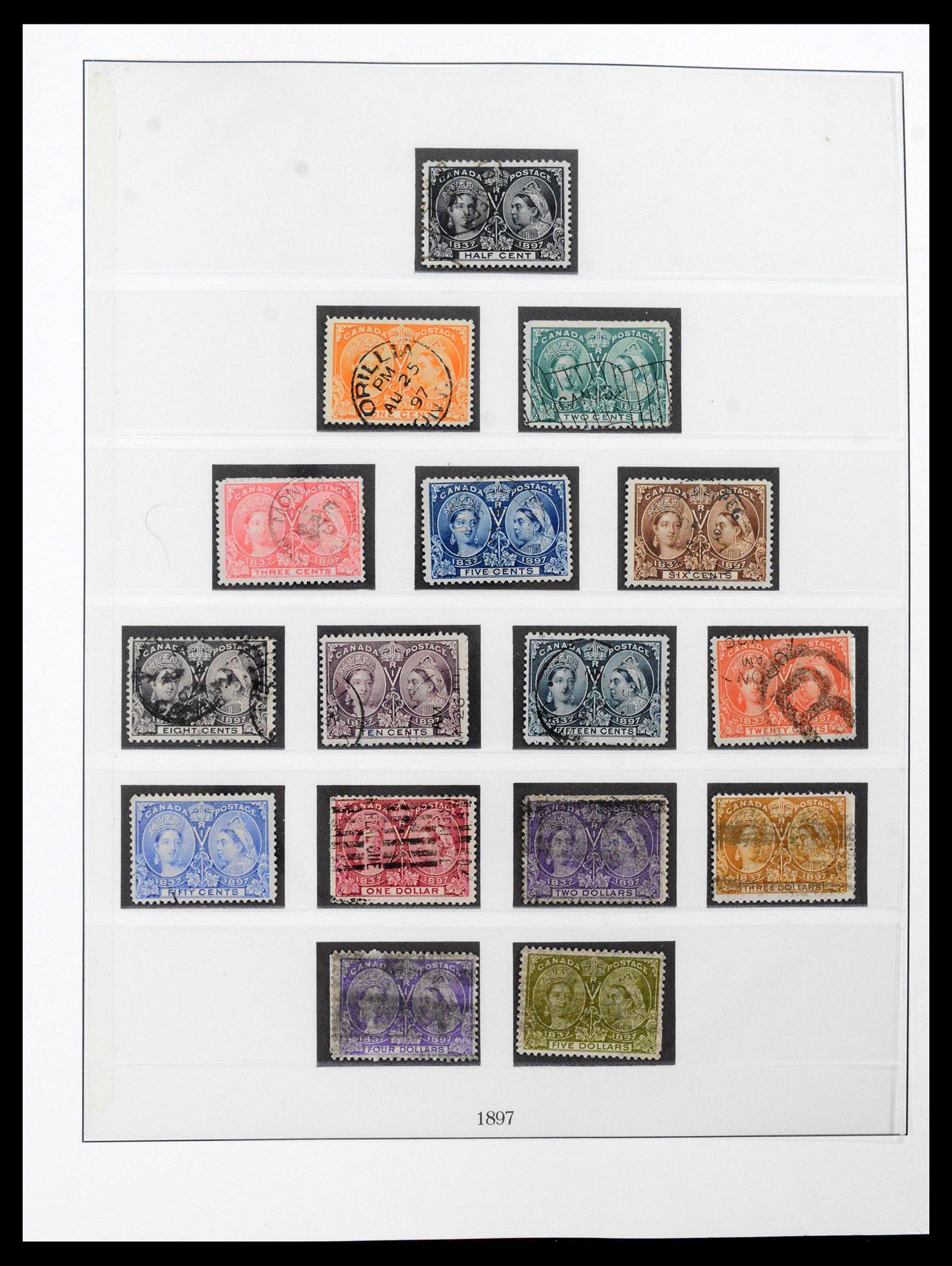 39655 0005 - Postzegelverzameling 39655 Canada 1859-2005.