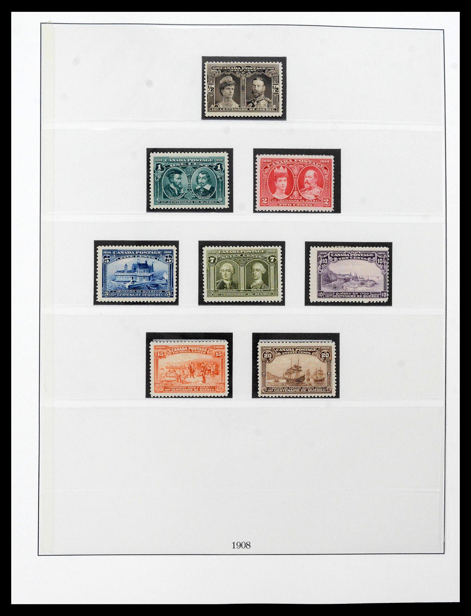 39655 0009 - Postzegelverzameling 39655 Canada 1859-2005.