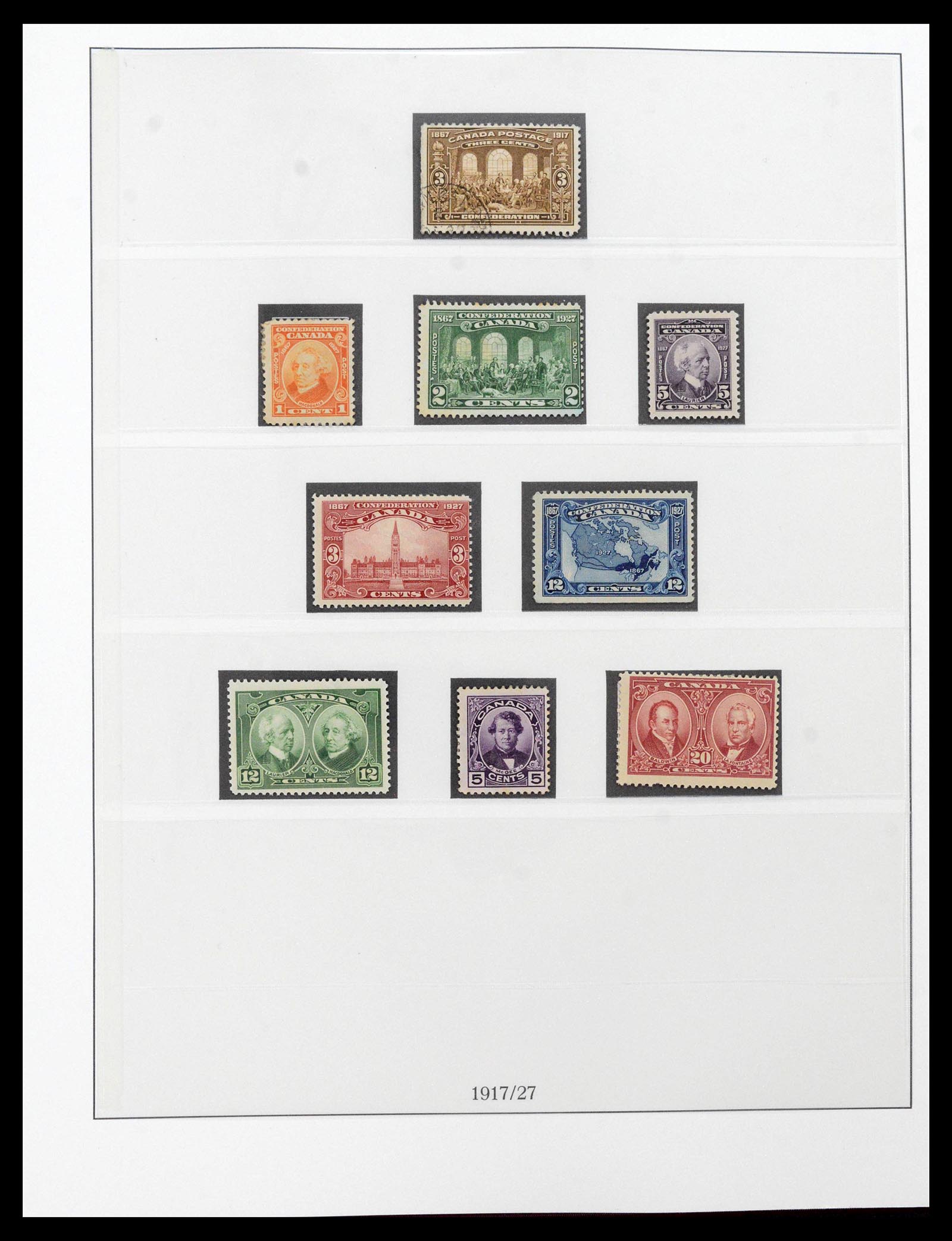 39655 0013 - Postzegelverzameling 39655 Canada 1859-2005.