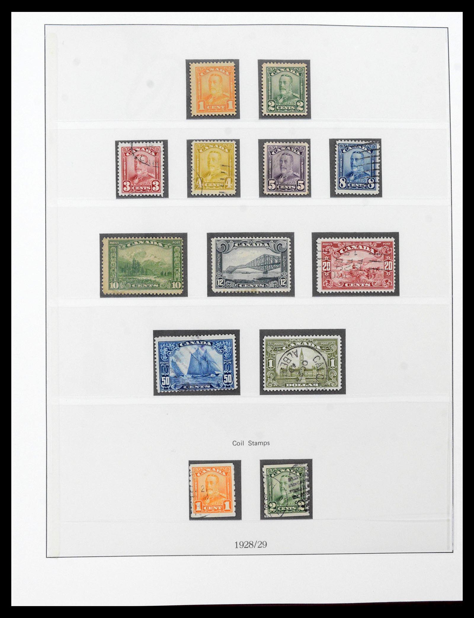 39655 0014 - Postzegelverzameling 39655 Canada 1859-2005.