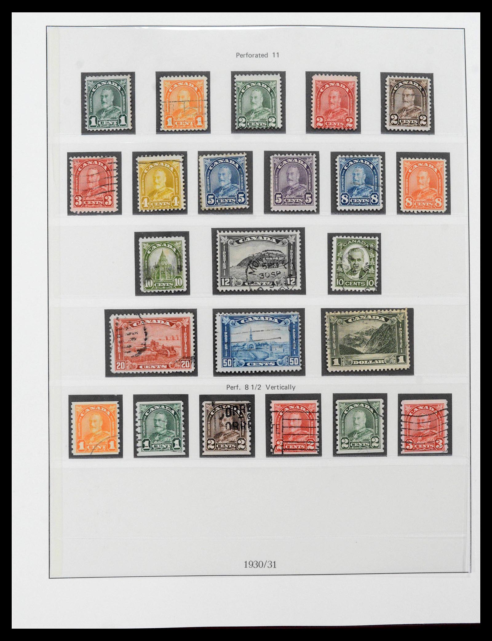 39655 0015 - Postzegelverzameling 39655 Canada 1859-2005.