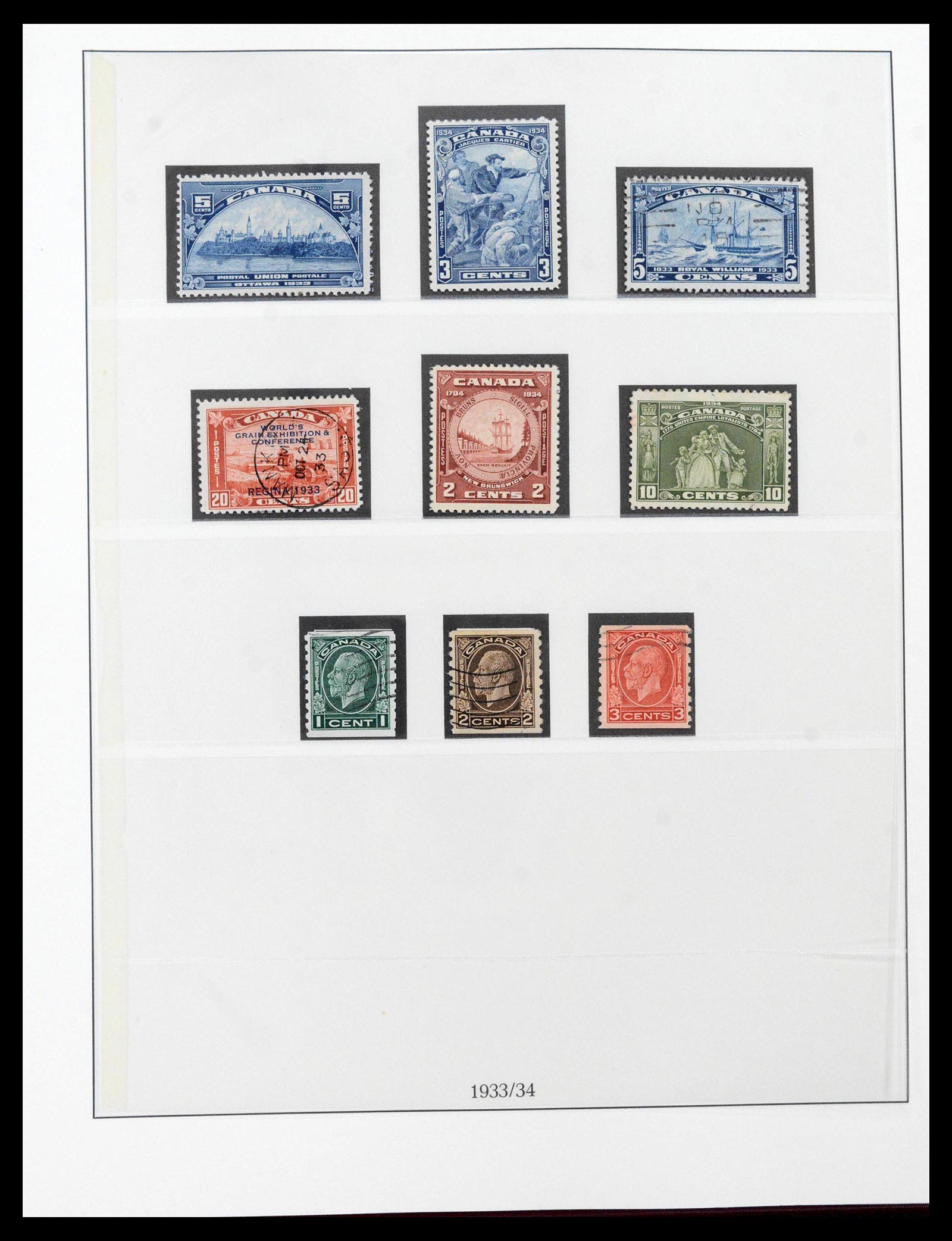 39655 0017 - Postzegelverzameling 39655 Canada 1859-2005.