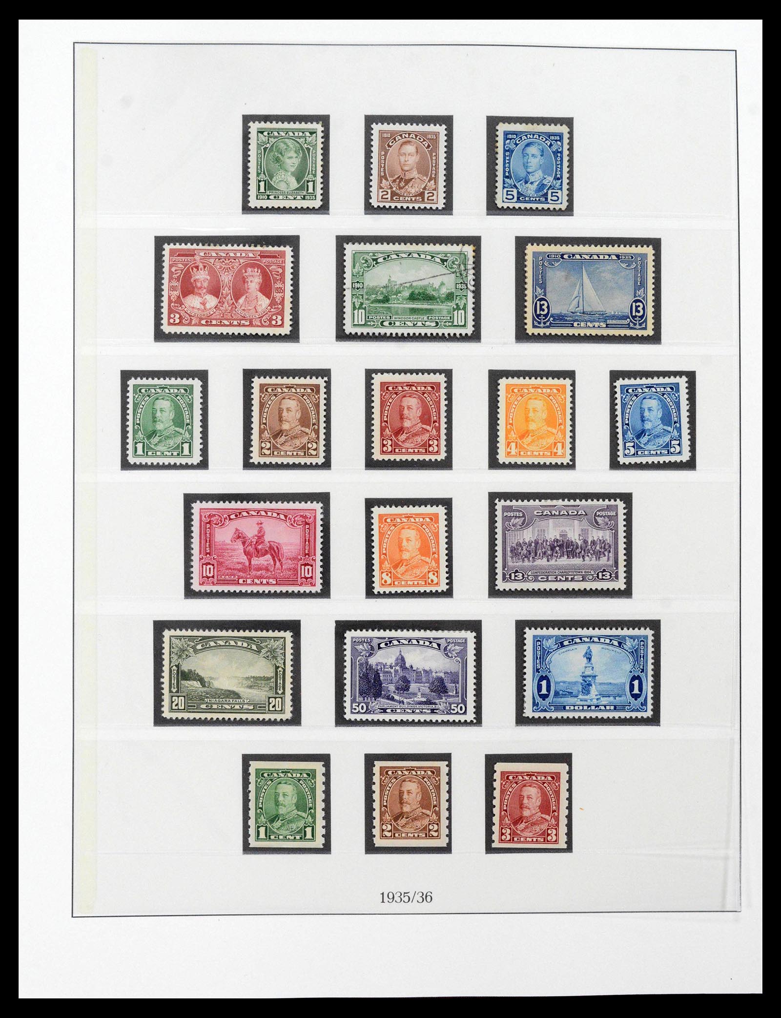 39655 0018 - Postzegelverzameling 39655 Canada 1859-2005.