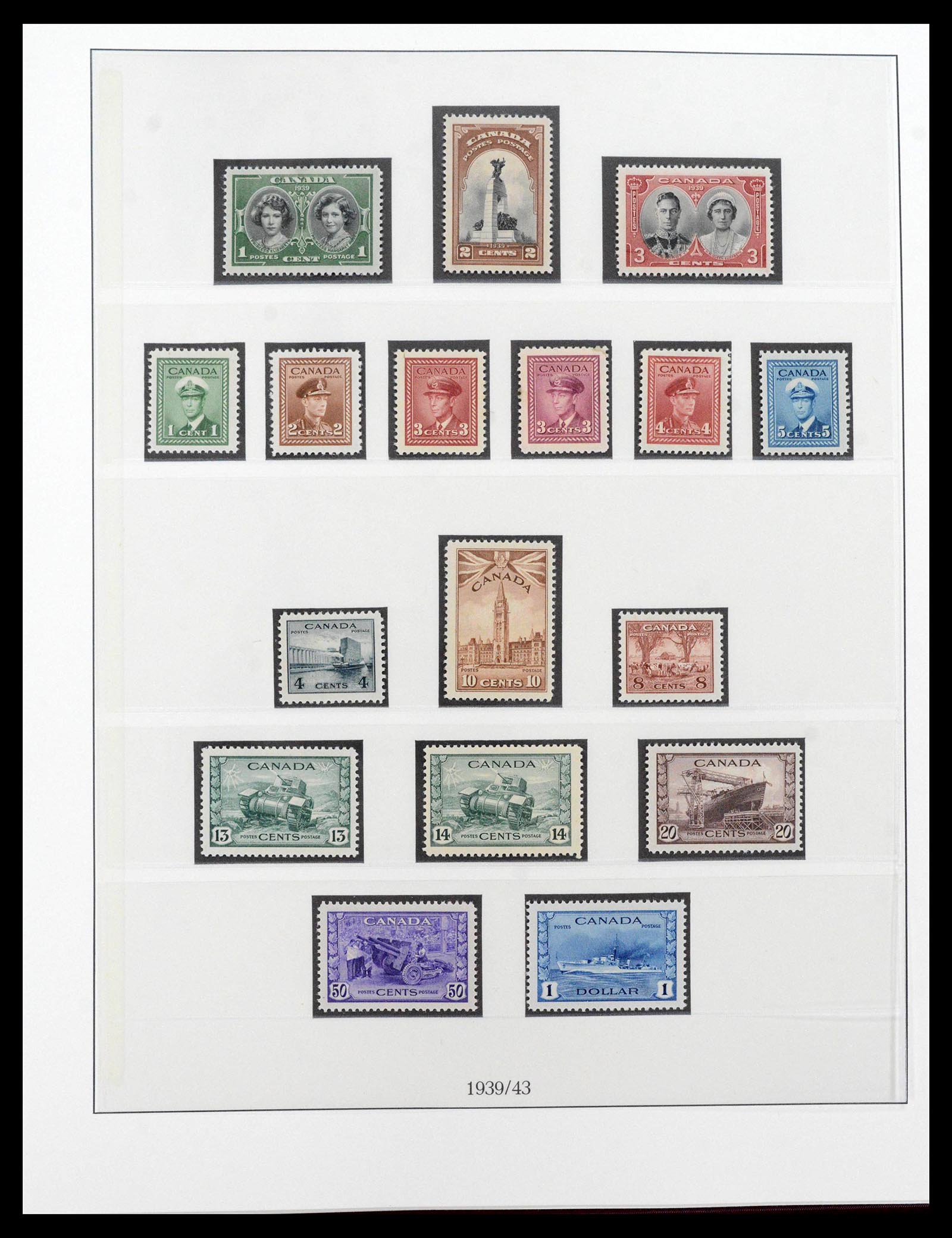 39655 0020 - Postzegelverzameling 39655 Canada 1859-2005.