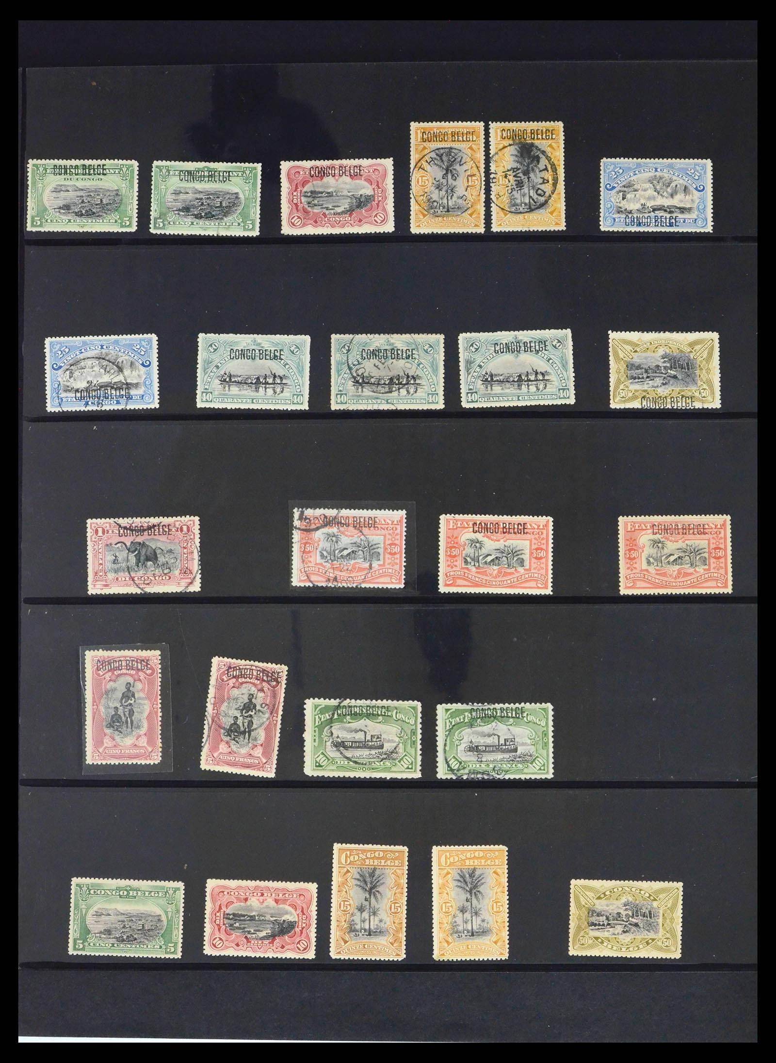 39661 0002 - Stamp collection 39661 Belgian Congo 1908-1960.