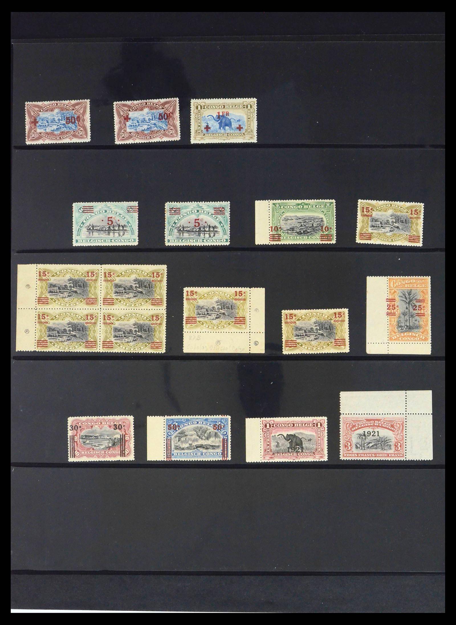 39661 0004 - Stamp collection 39661 Belgian Congo 1908-1960.