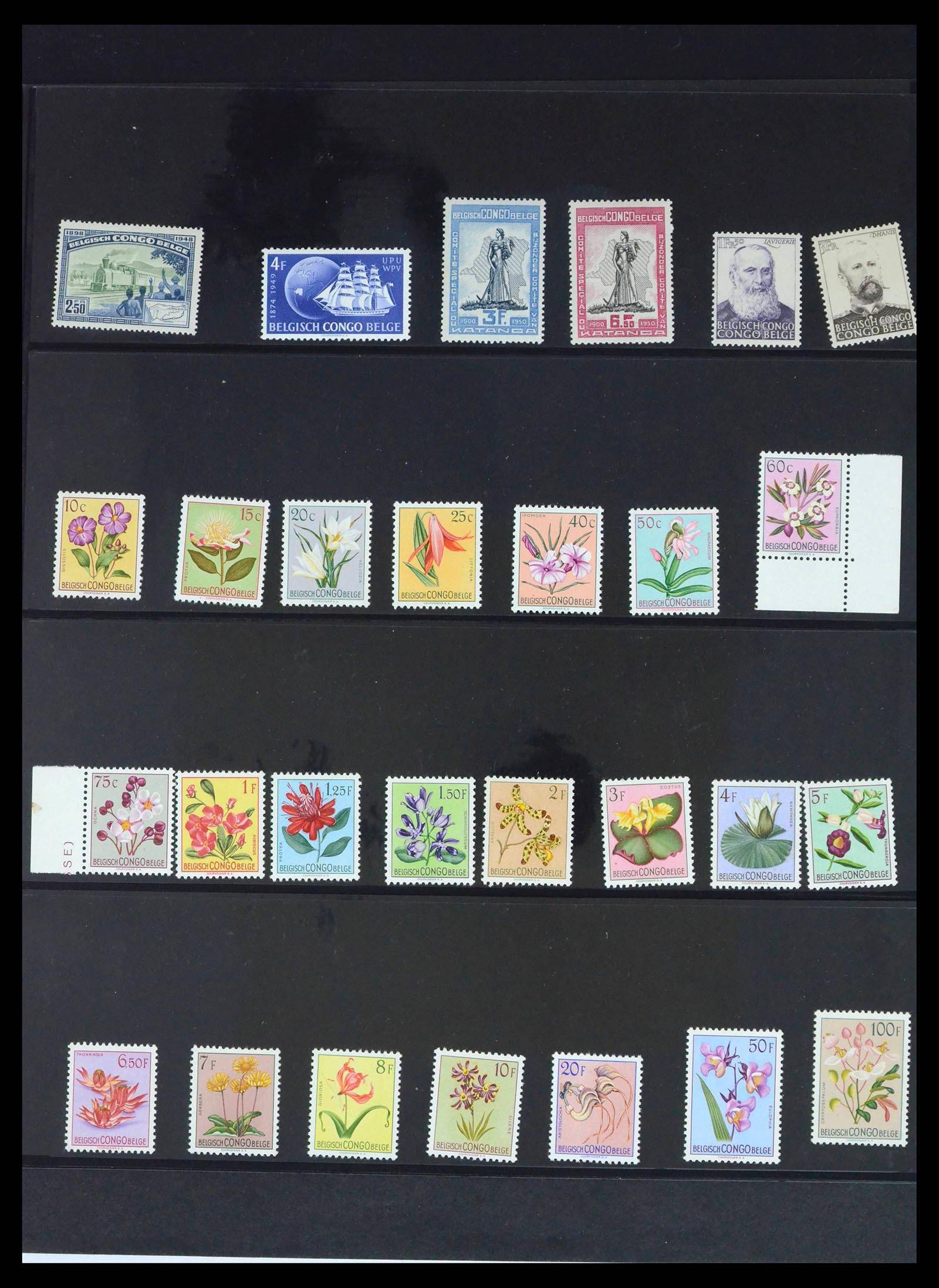 39661 0019 - Stamp collection 39661 Belgian Congo 1908-1960.