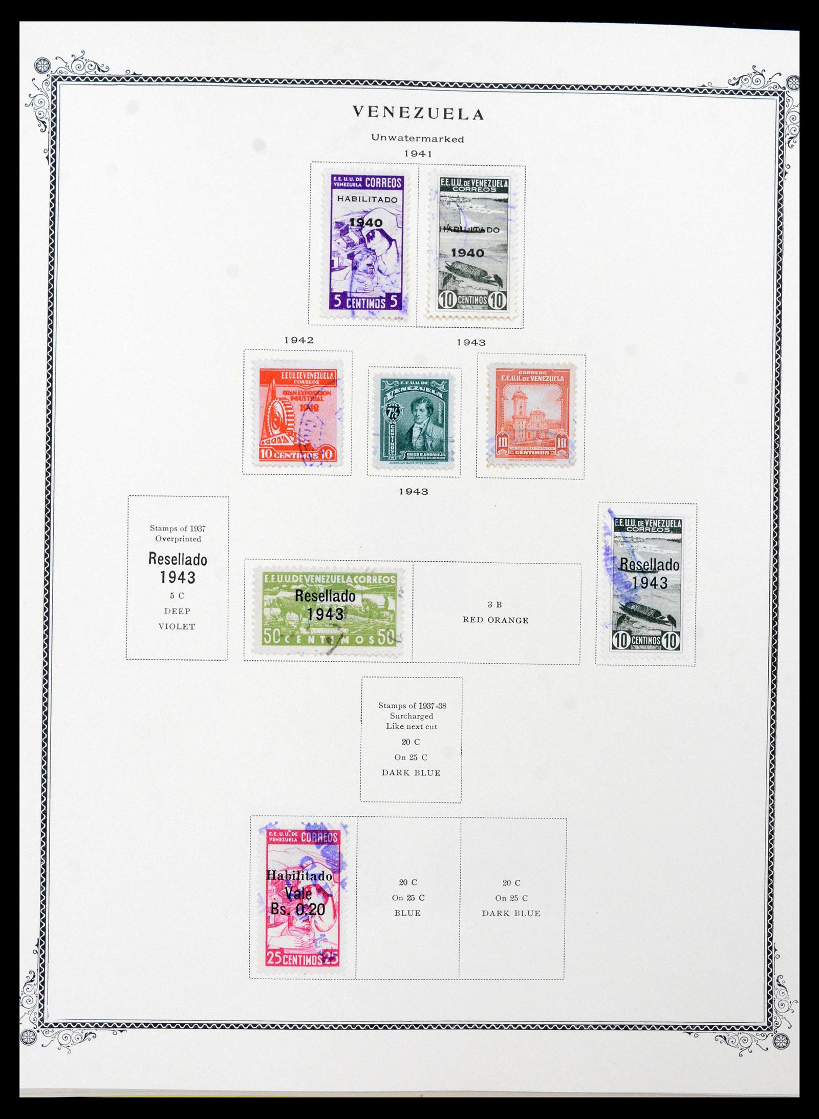 39662 0015 - Stamp collection 39662 Venezuela 1859-1954.