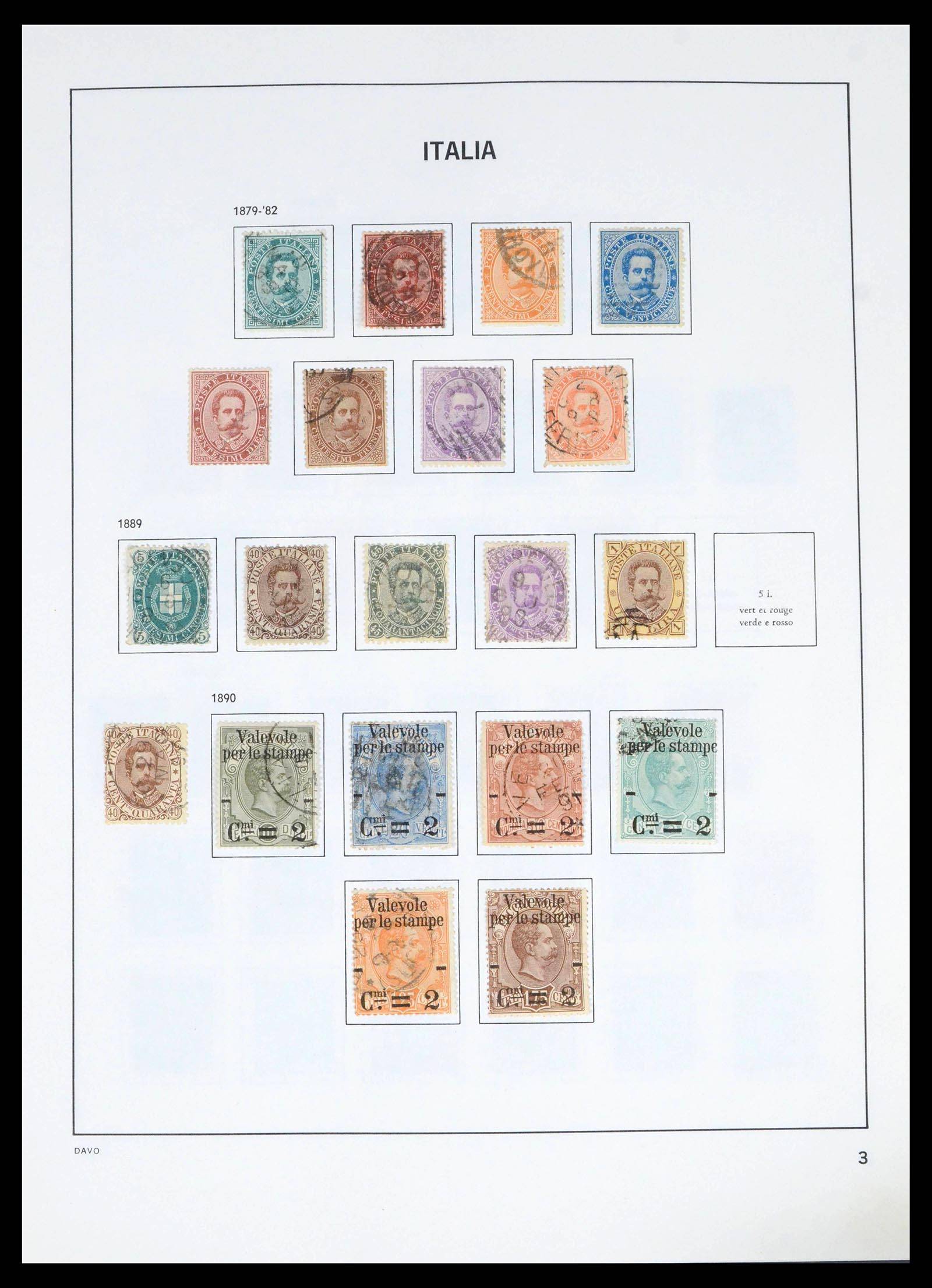 39666 0003 - Postzegelverzameling 39666 Italië 1862-2013.