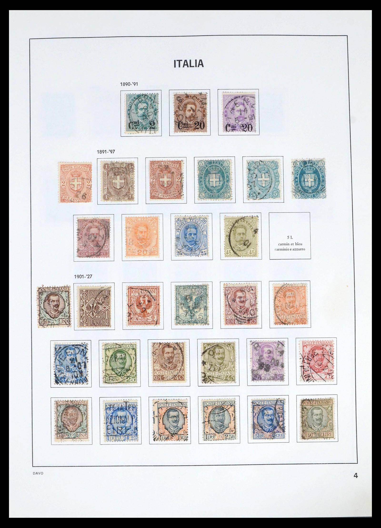 39666 0004 - Postzegelverzameling 39666 Italië 1862-2013.