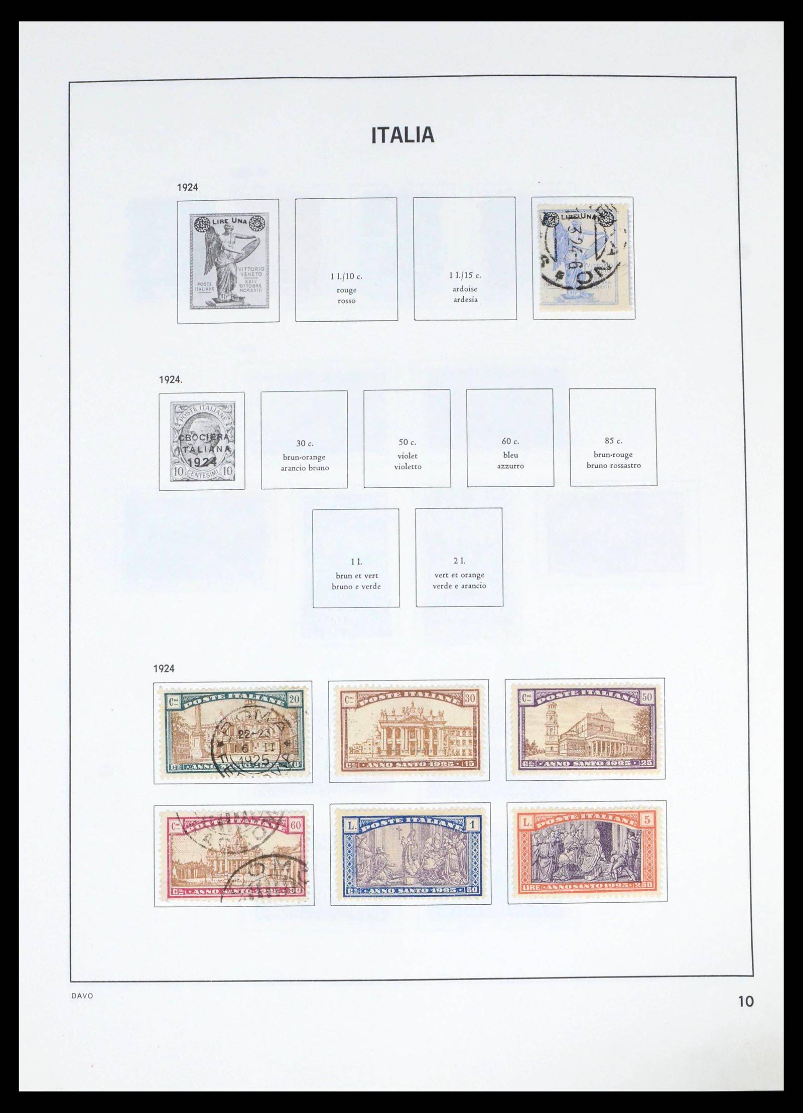 39666 0010 - Postzegelverzameling 39666 Italië 1862-2013.