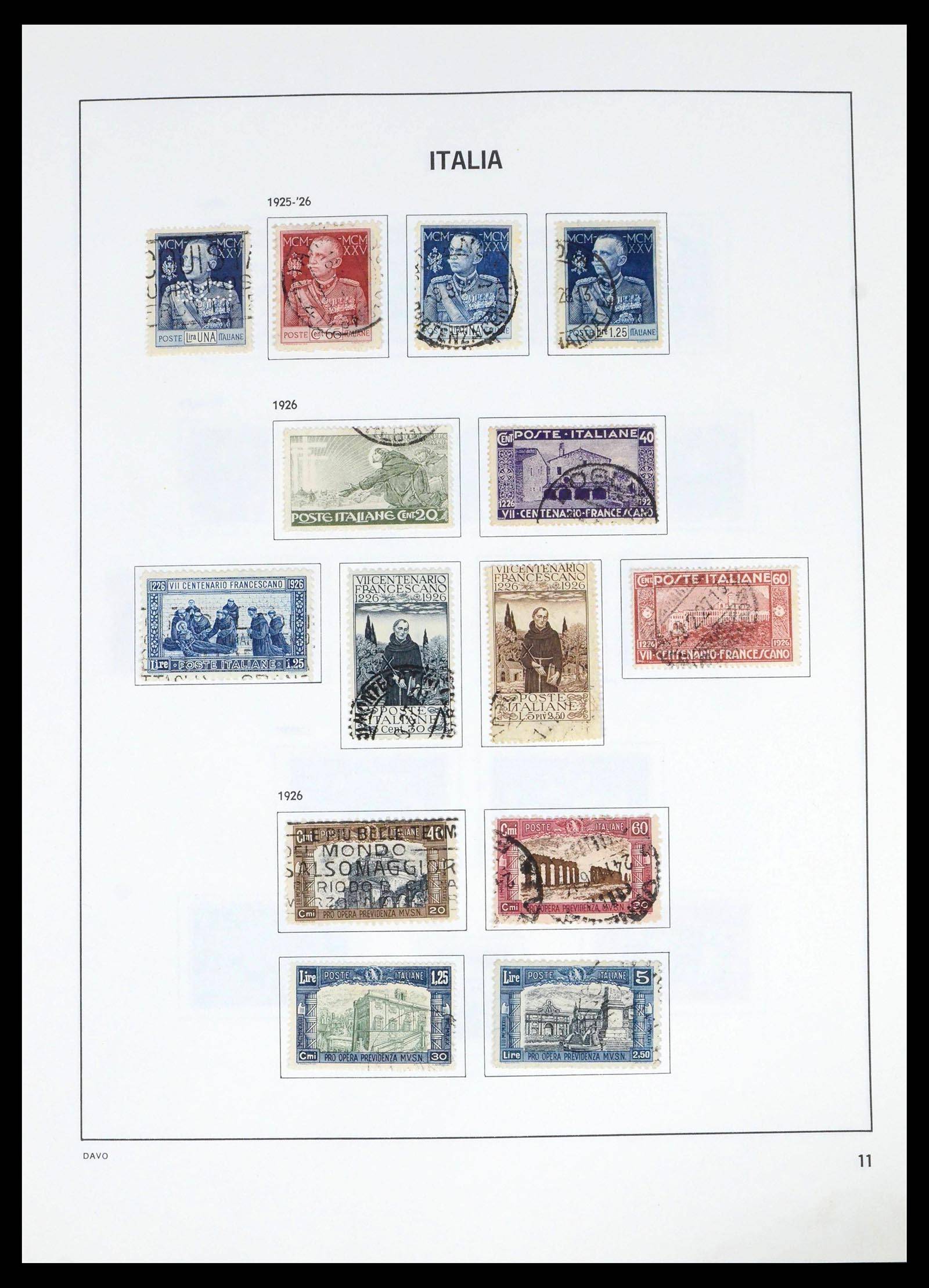 39666 0011 - Postzegelverzameling 39666 Italië 1862-2013.