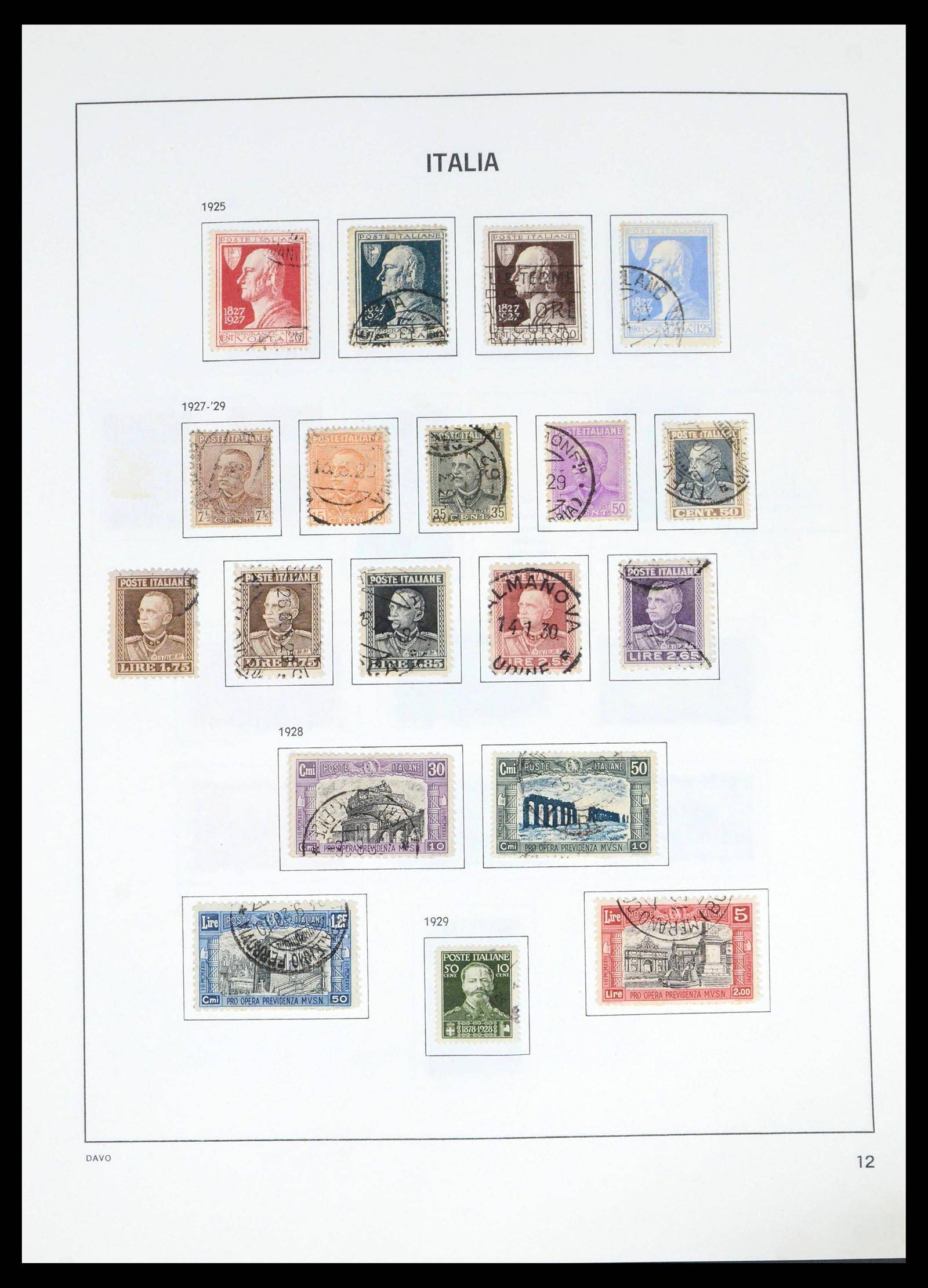 39666 0012 - Postzegelverzameling 39666 Italië 1862-2013.