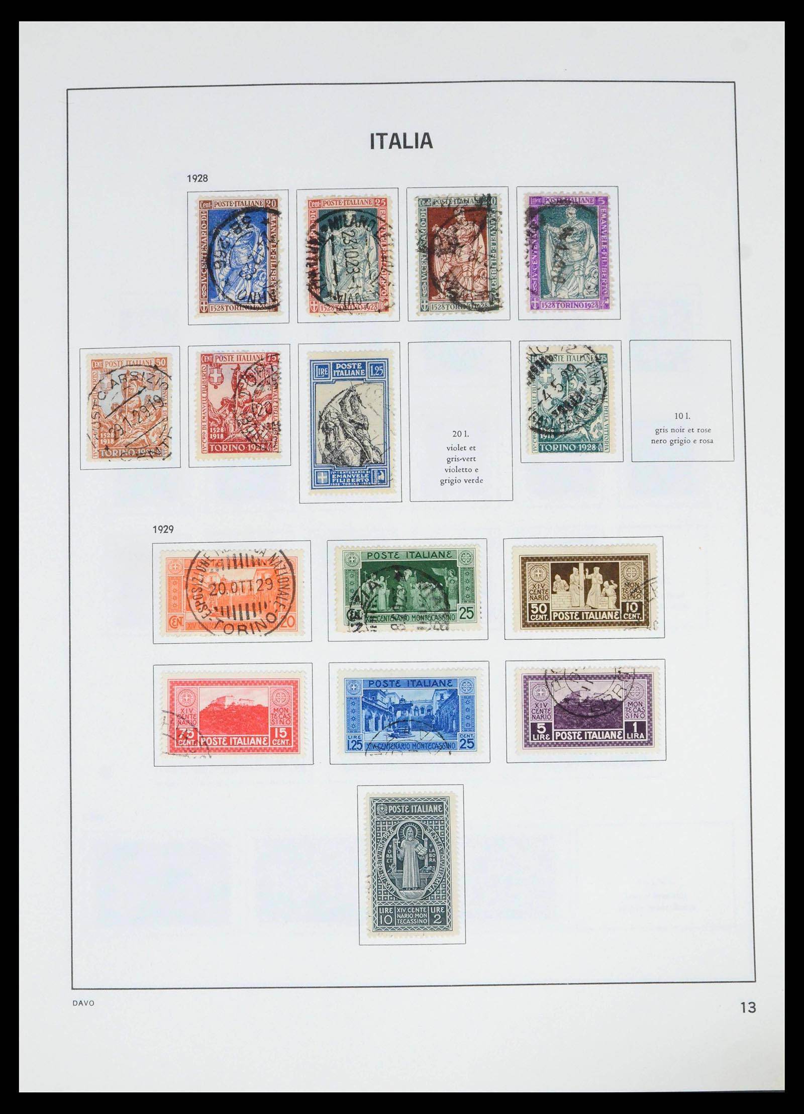 39666 0013 - Postzegelverzameling 39666 Italië 1862-2013.