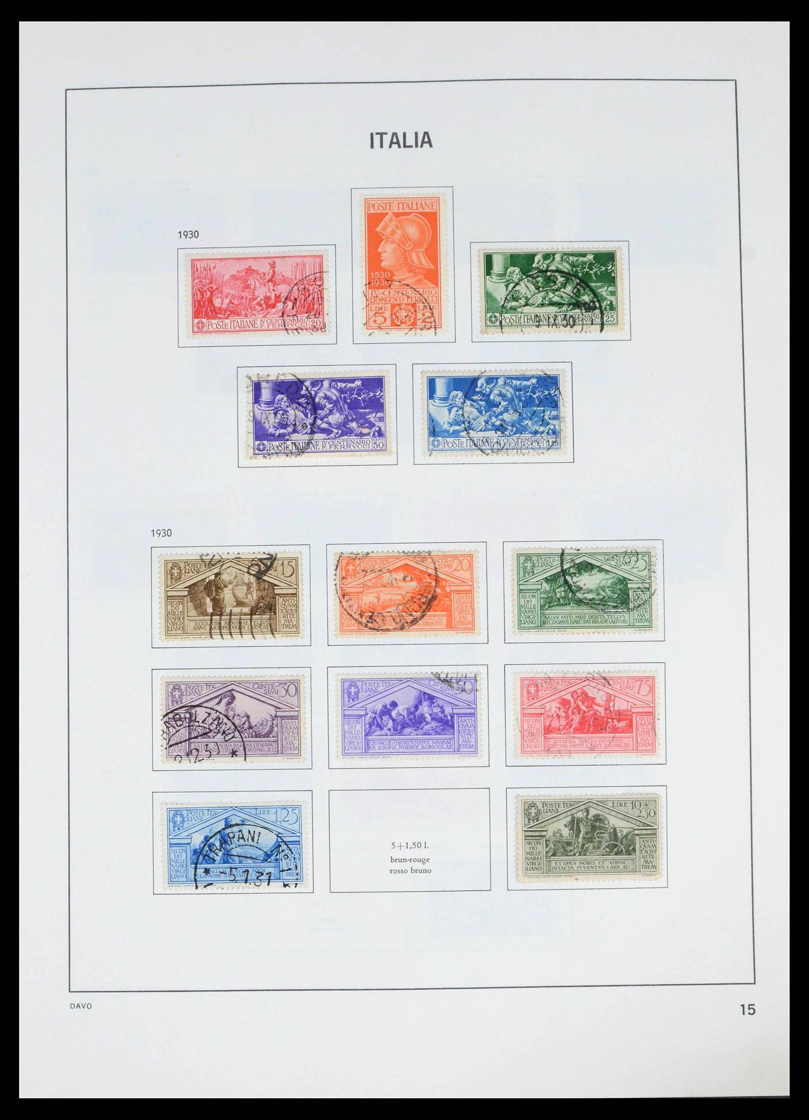 39666 0015 - Postzegelverzameling 39666 Italië 1862-2013.