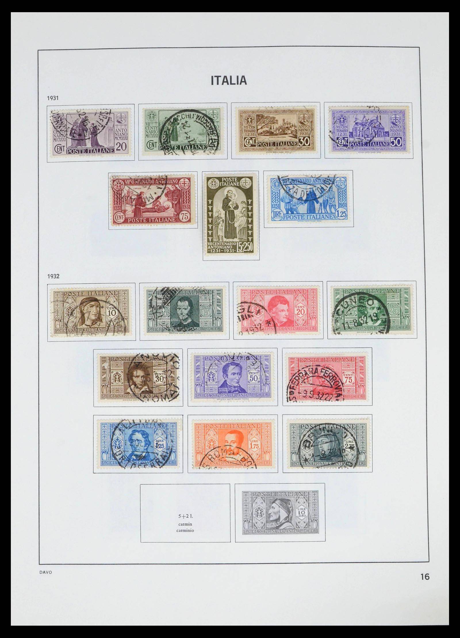 39666 0016 - Postzegelverzameling 39666 Italië 1862-2013.