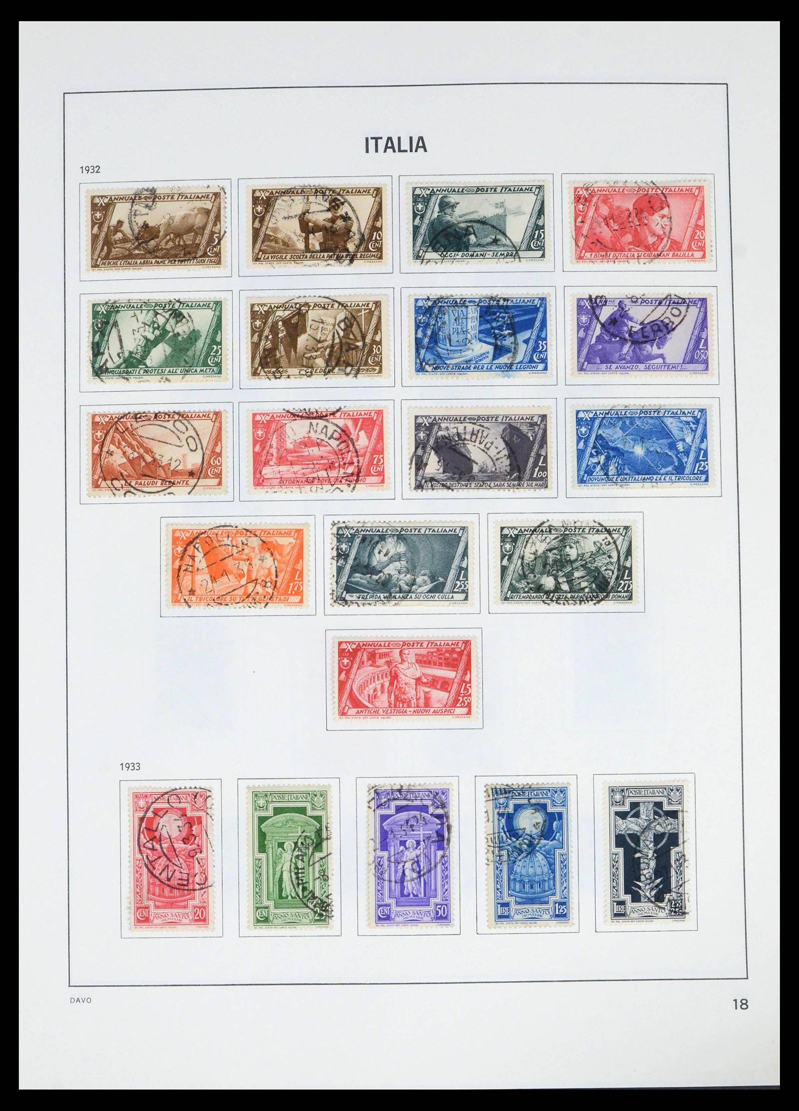 39666 0018 - Postzegelverzameling 39666 Italië 1862-2013.