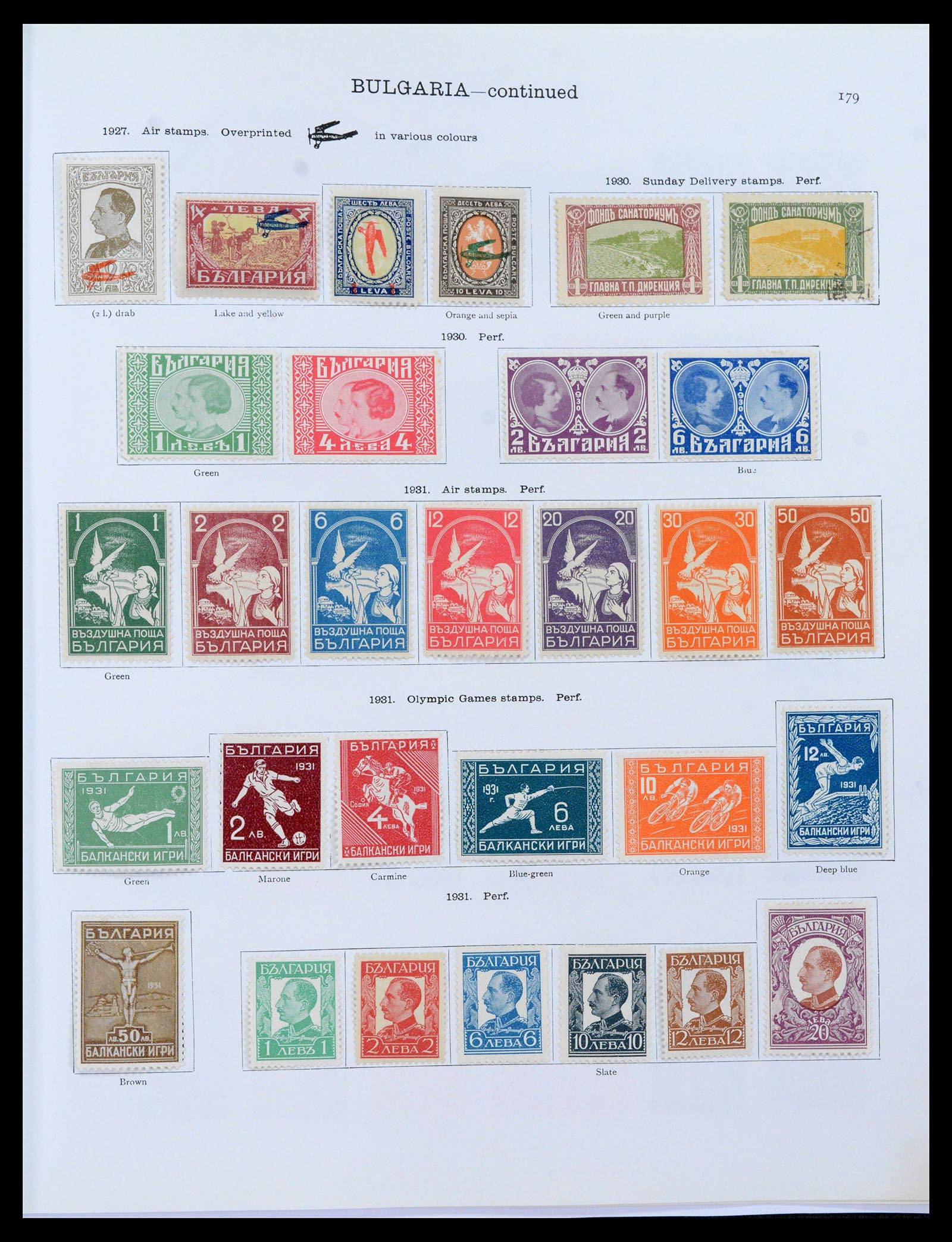 39672 0010 - Postzegelverzameling 39672 Bulgarije 1879-1936.