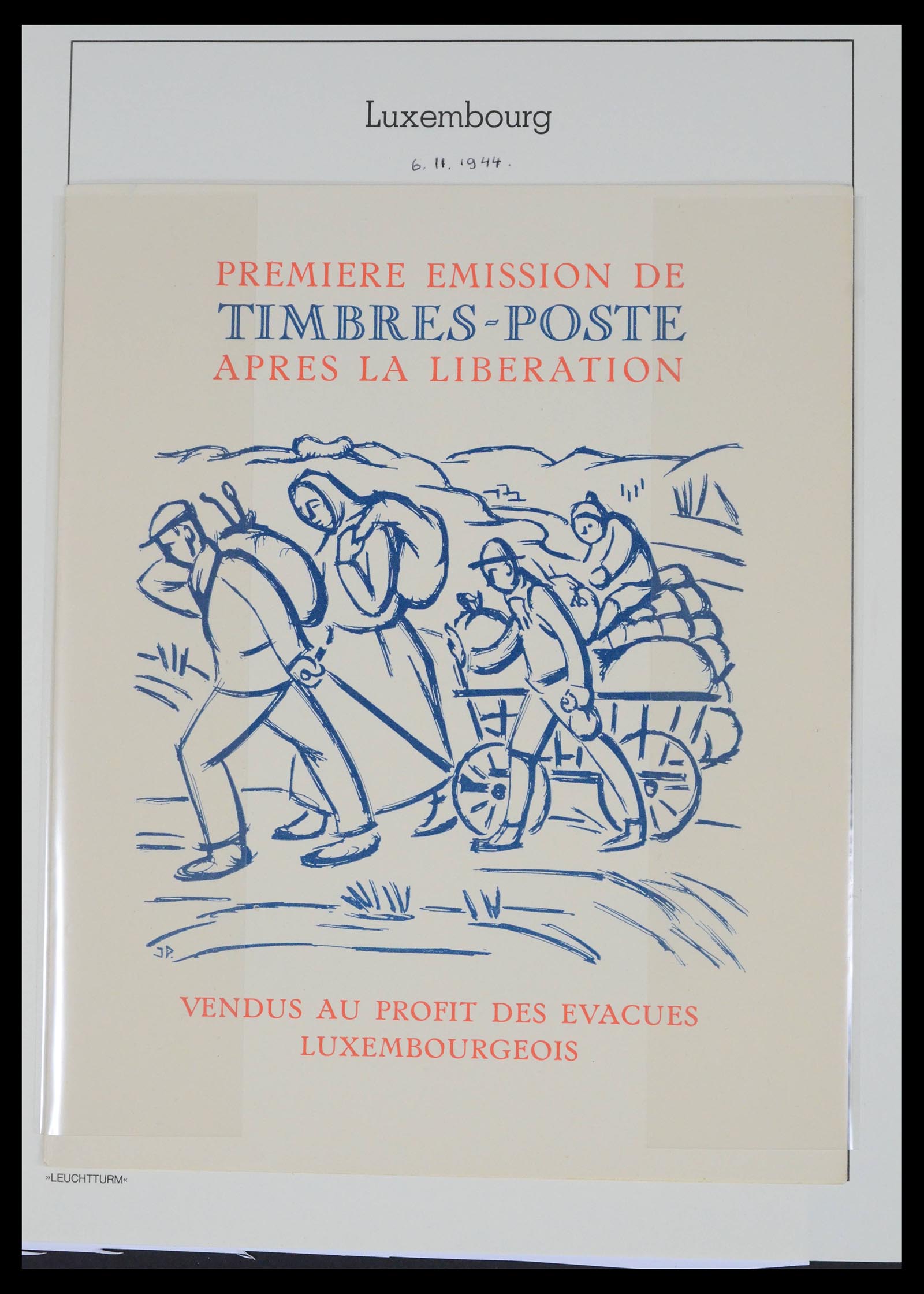 39673 0014 - Postzegelverzameling 39673 Duitse bezetting Luxemburg 1940-1944.
