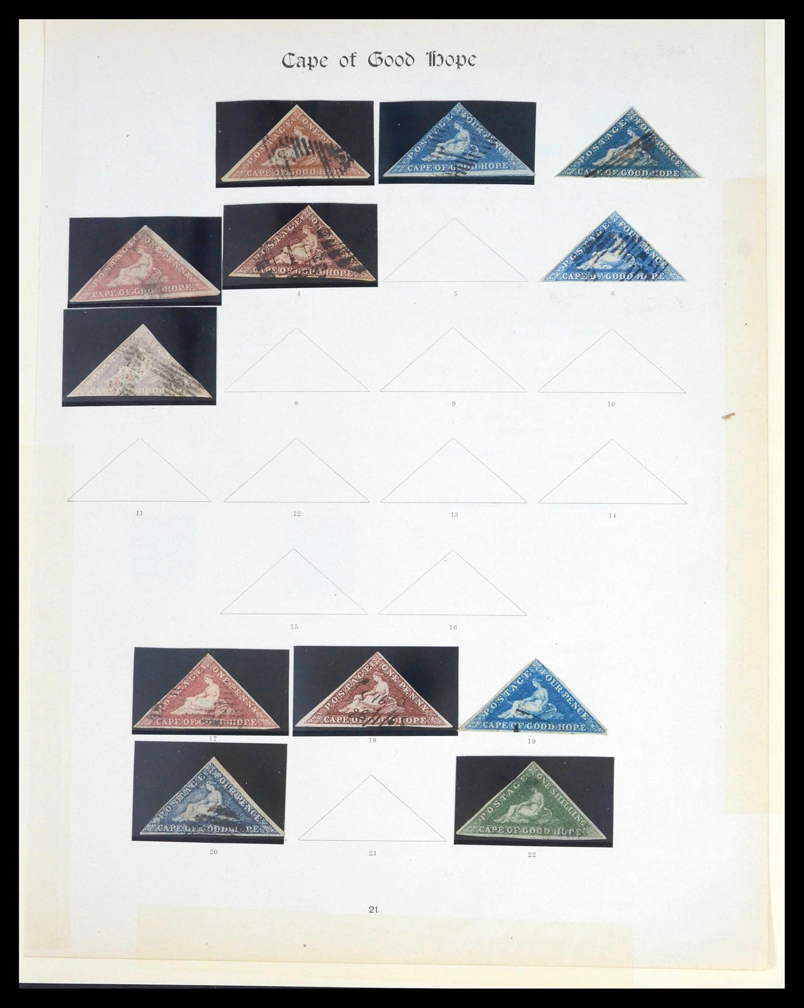 39677 0001 - Stamp collection 39677 Cape of Good Hope 1853-1898.