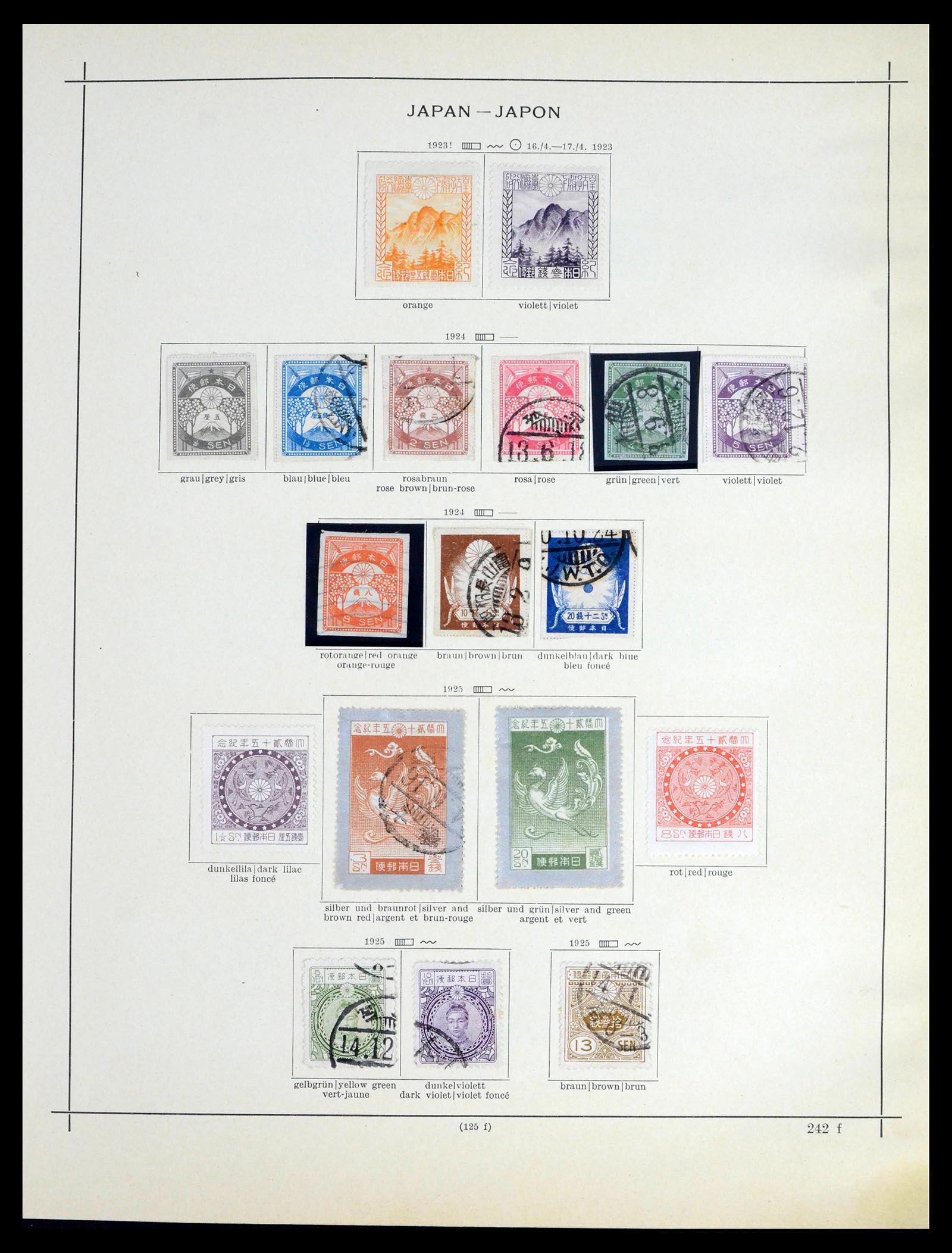 39680 0014 - Postzegelverzameling 39680 Japan 1874-1956.