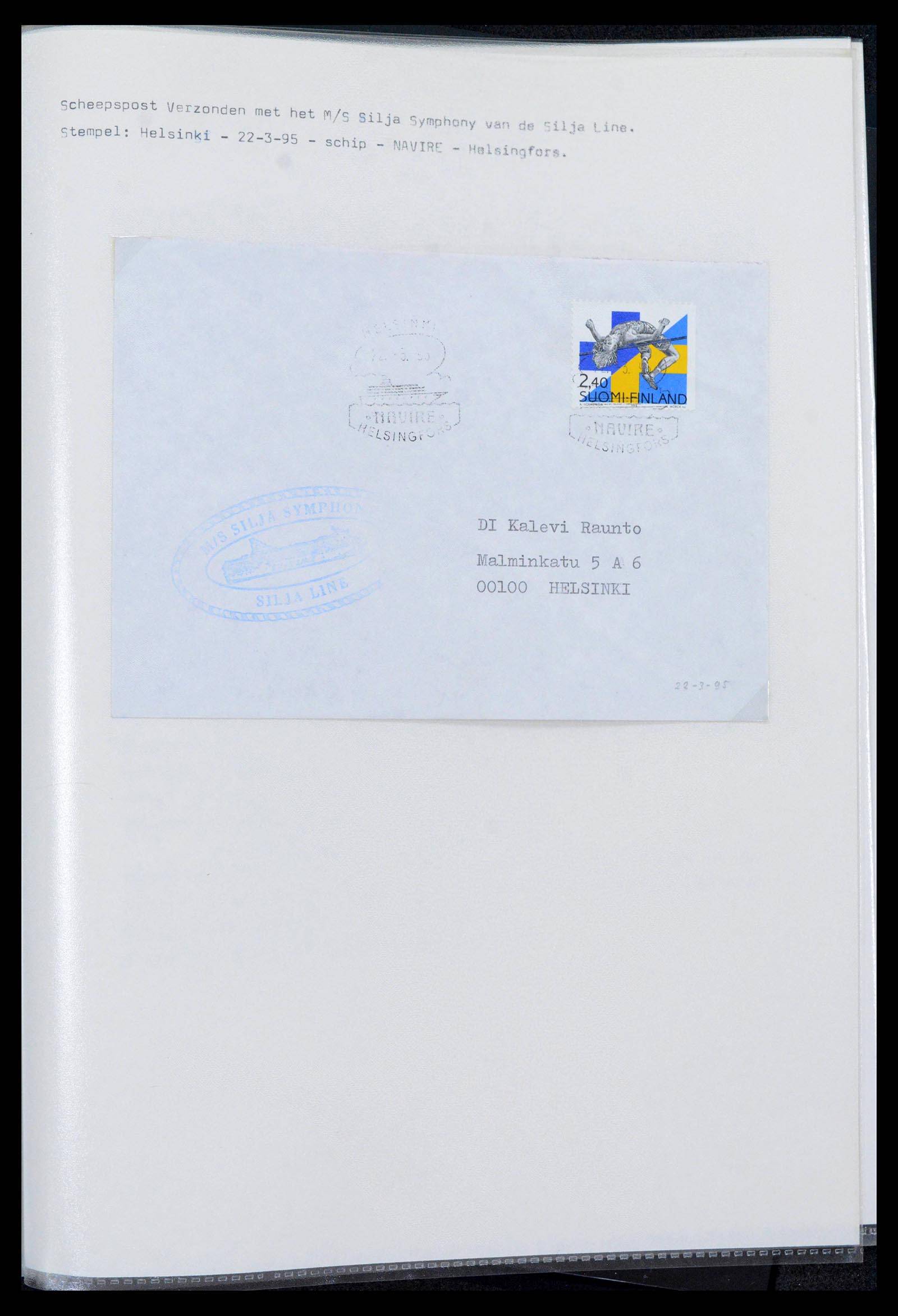 39681 0015 - Postzegelverzameling 39681 Finland scheepsstempels 1878-1980.
