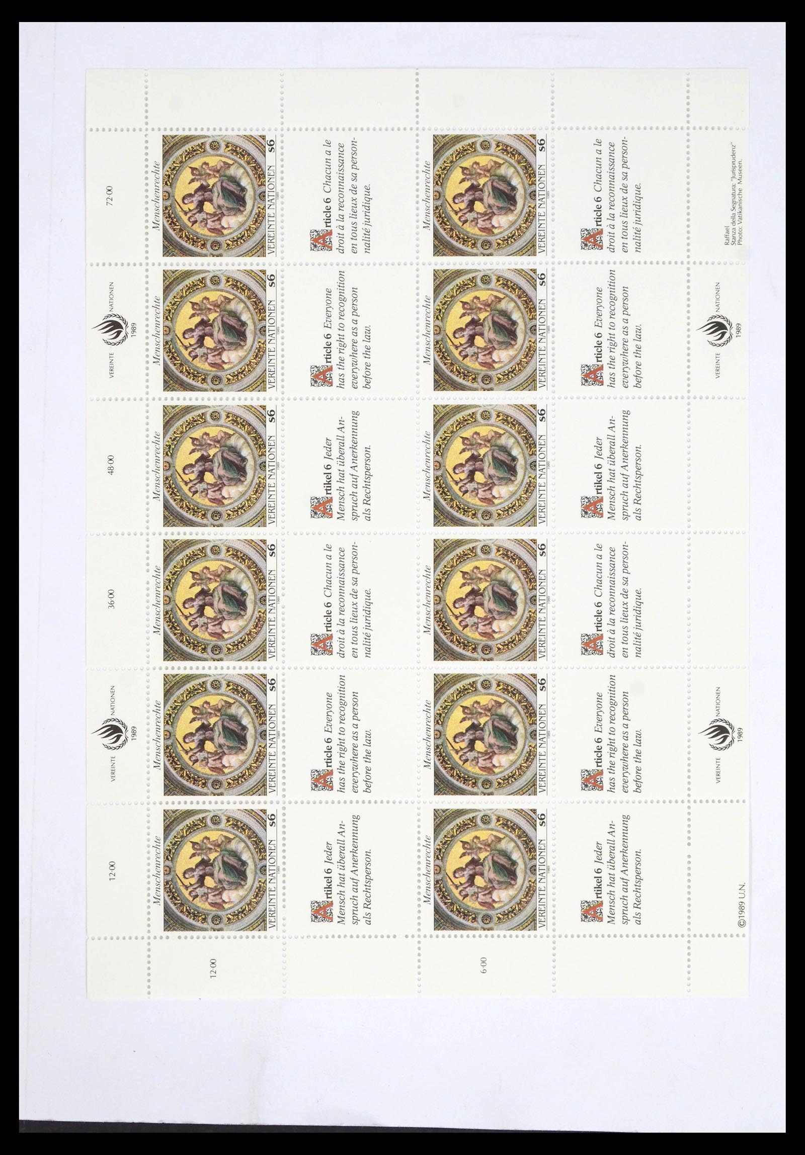 39682 0002 - Postzegelverzameling 39682 Verenigde Naties Wenen 1979-2019!