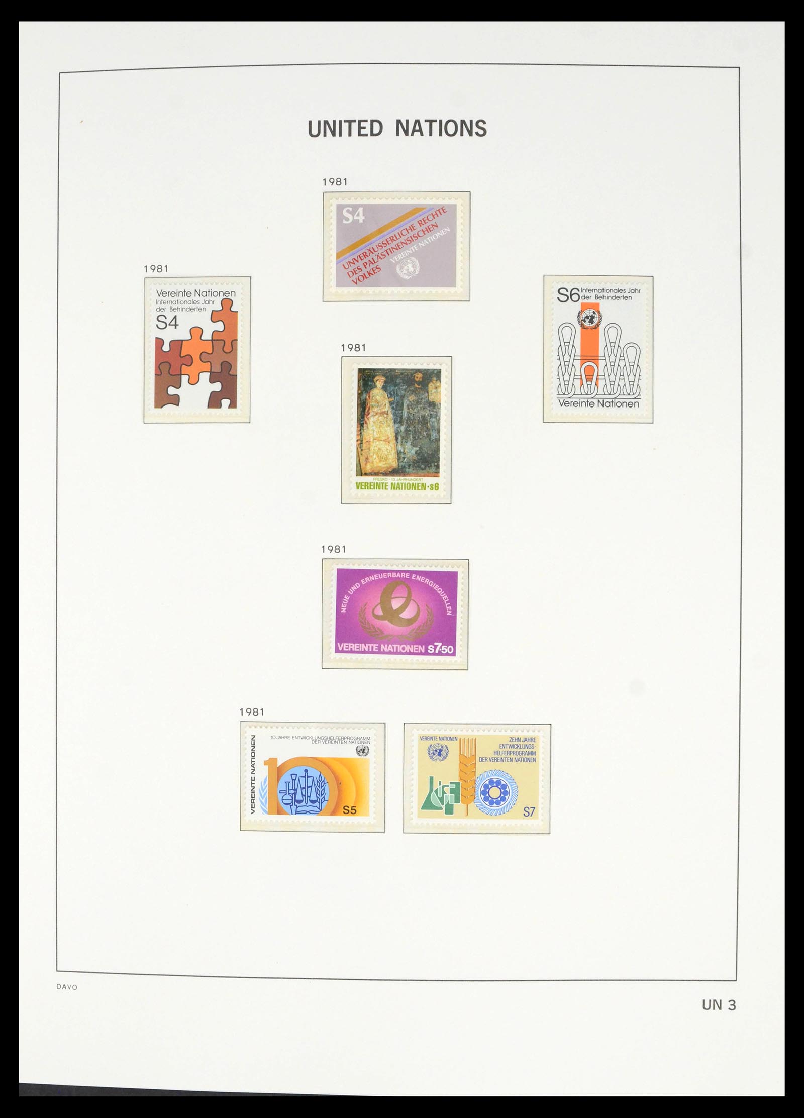 39682 0014 - Postzegelverzameling 39682 Verenigde Naties Wenen 1979-2019!