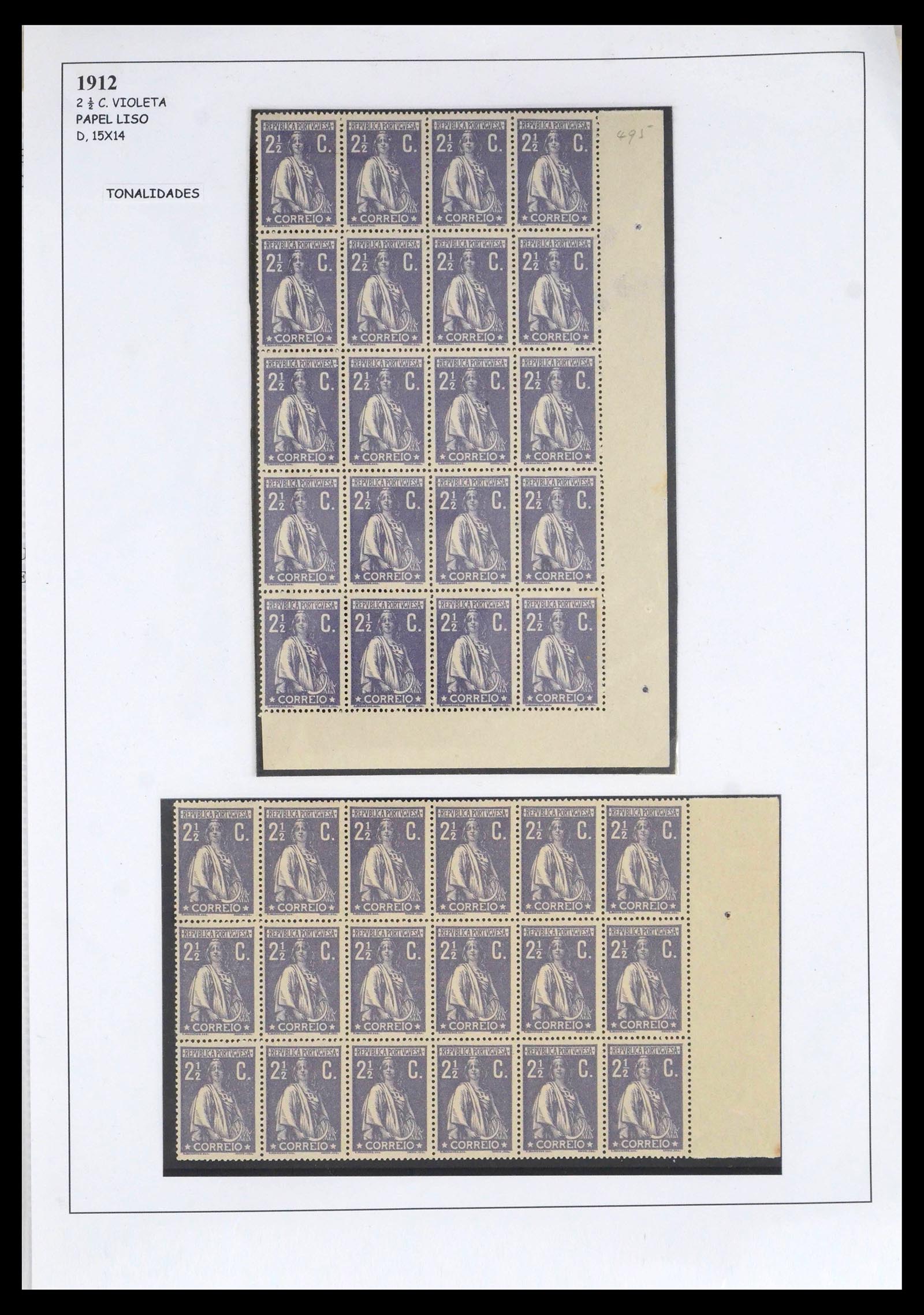 39690 0002 - Postzegelverzameling 39690 Portugal top/proeven/variëteiten 1853-1980