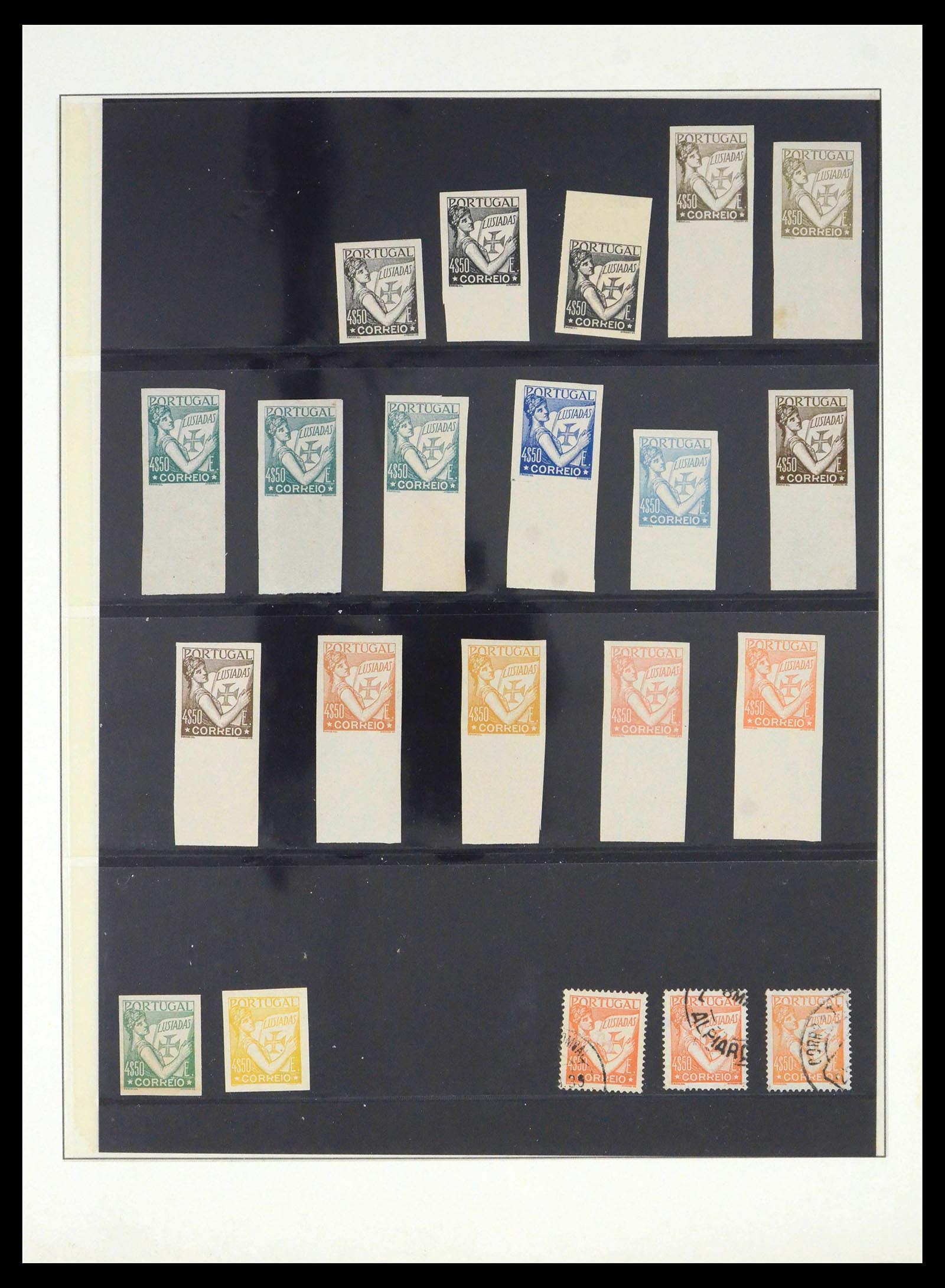 39690 0011 - Postzegelverzameling 39690 Portugal top/proeven/variëteiten 1853-1980