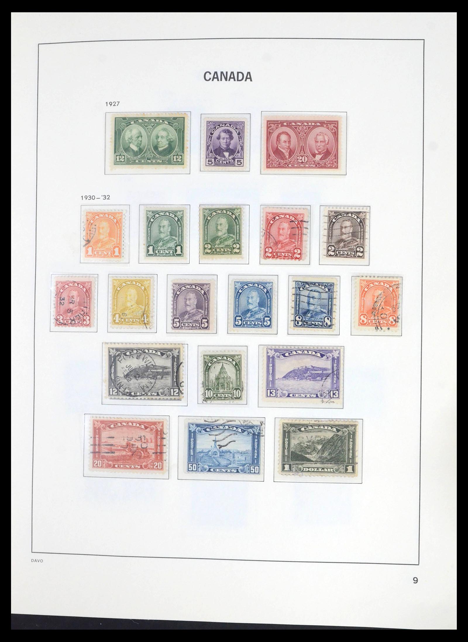39694 0011 - Postzegelverzameling 39694 Canada 1859-1983.