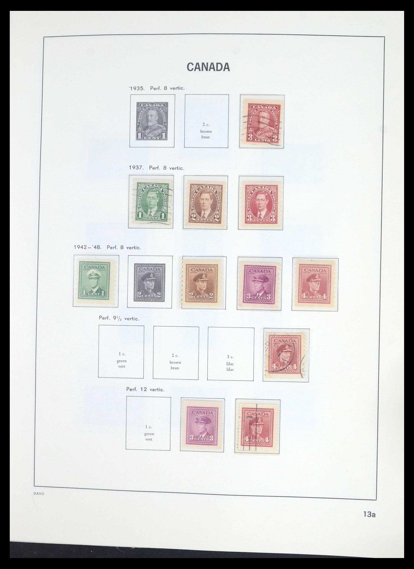 39694 0017 - Postzegelverzameling 39694 Canada 1859-1983.