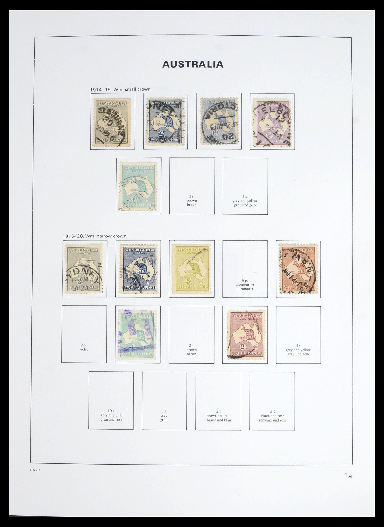 39699 0002 - Stamp collection 39699 Australia 1913-1999.